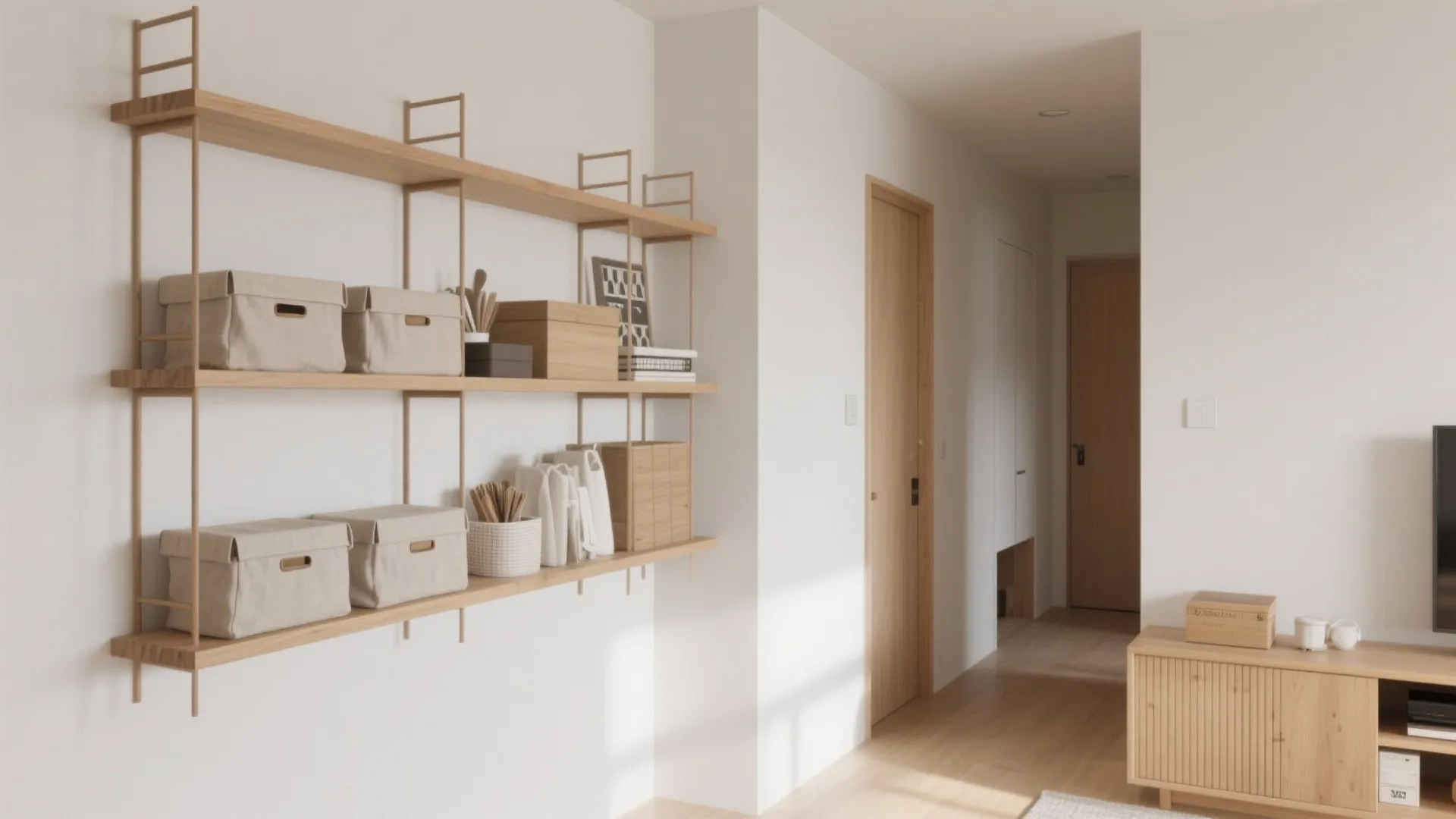 Tips 4: 収納は“壁厚を使う浅型”が効く（収納技巧の最適解）