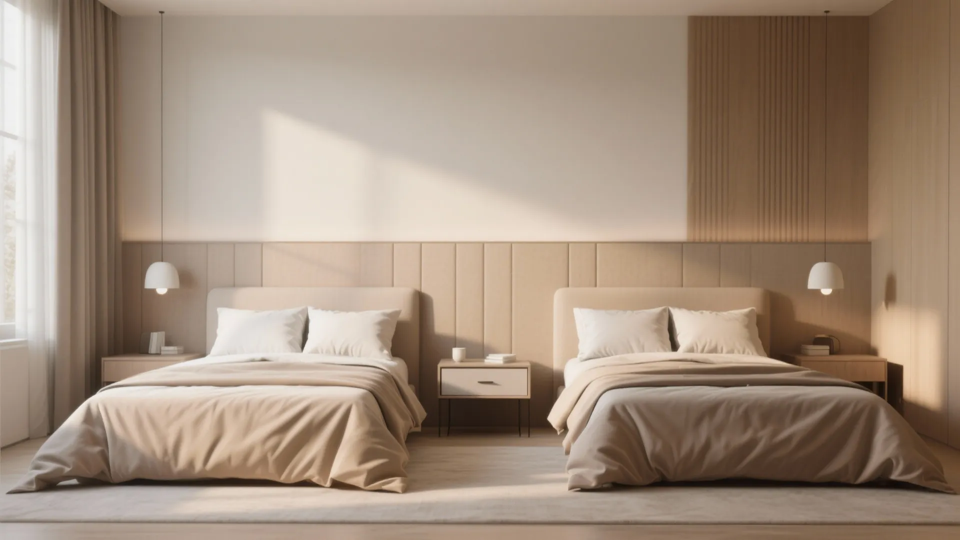 3. Shared Headboard Wall