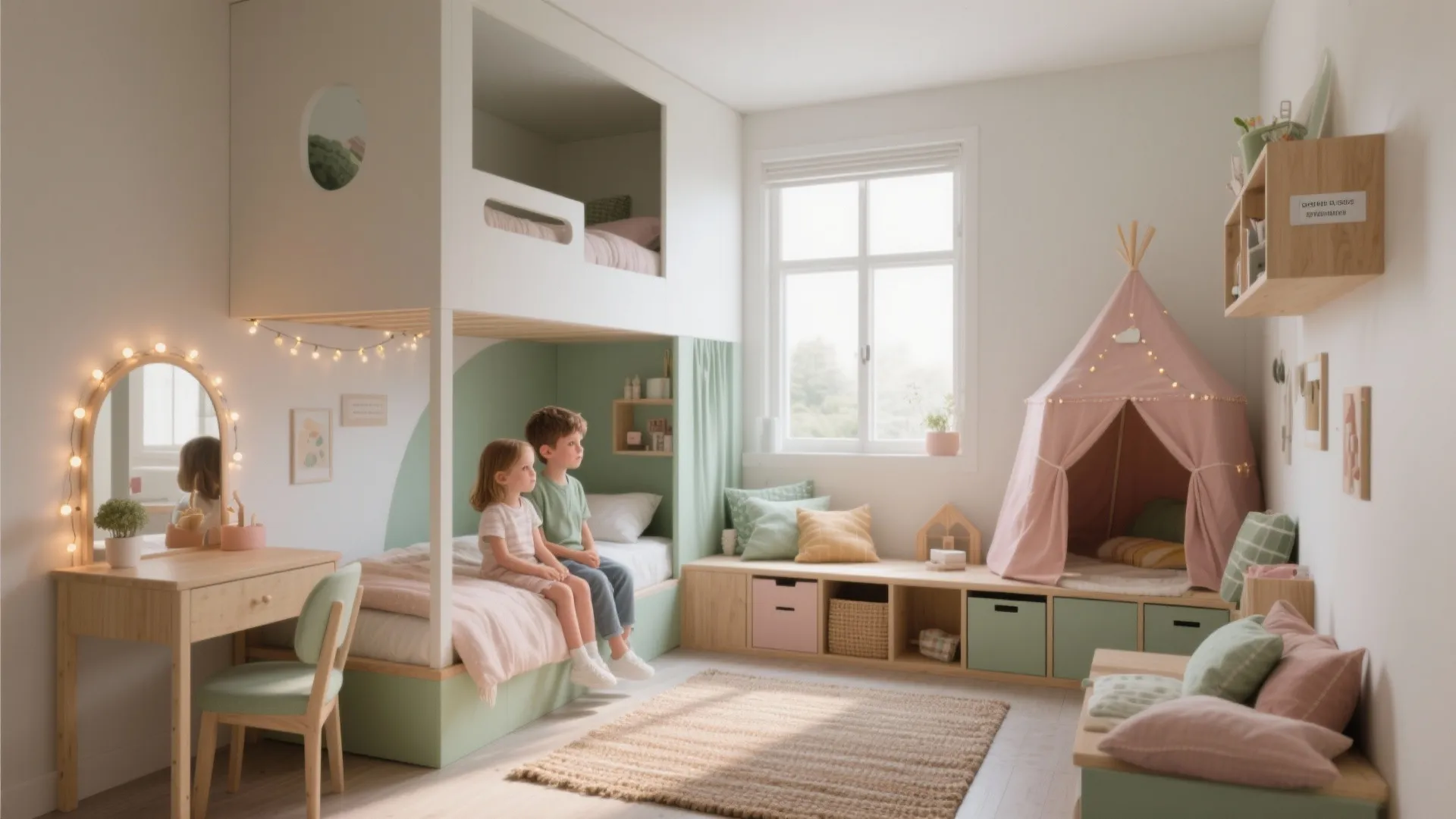 Boy and Girl Shared Small Room Ideas — 5 Tips: Practical, playful and space-smart ideas for a boy and girl sharing a small room