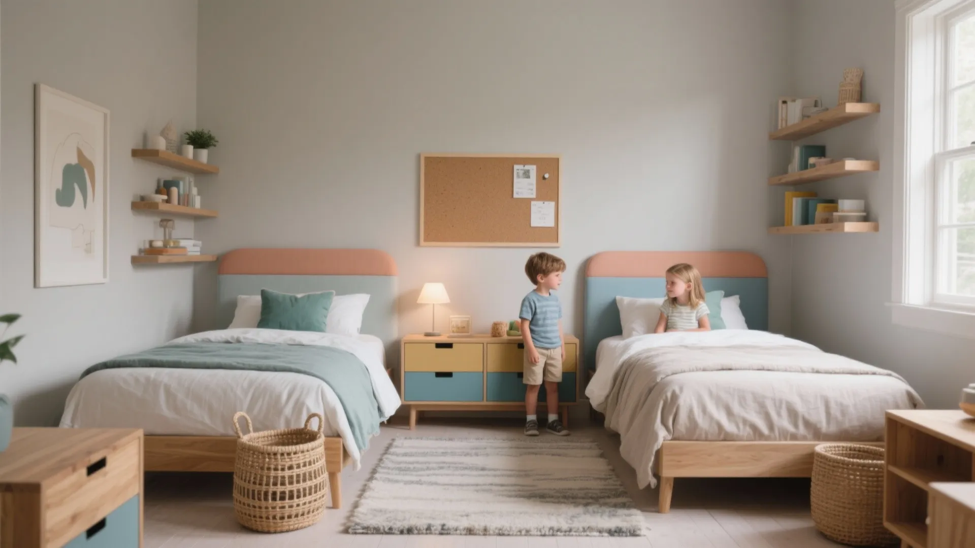 Best Paint Colors for a Shared Boy and Girl Room: 1 Minute to Choose Gender-Neutral Colors Both Kids Will Love