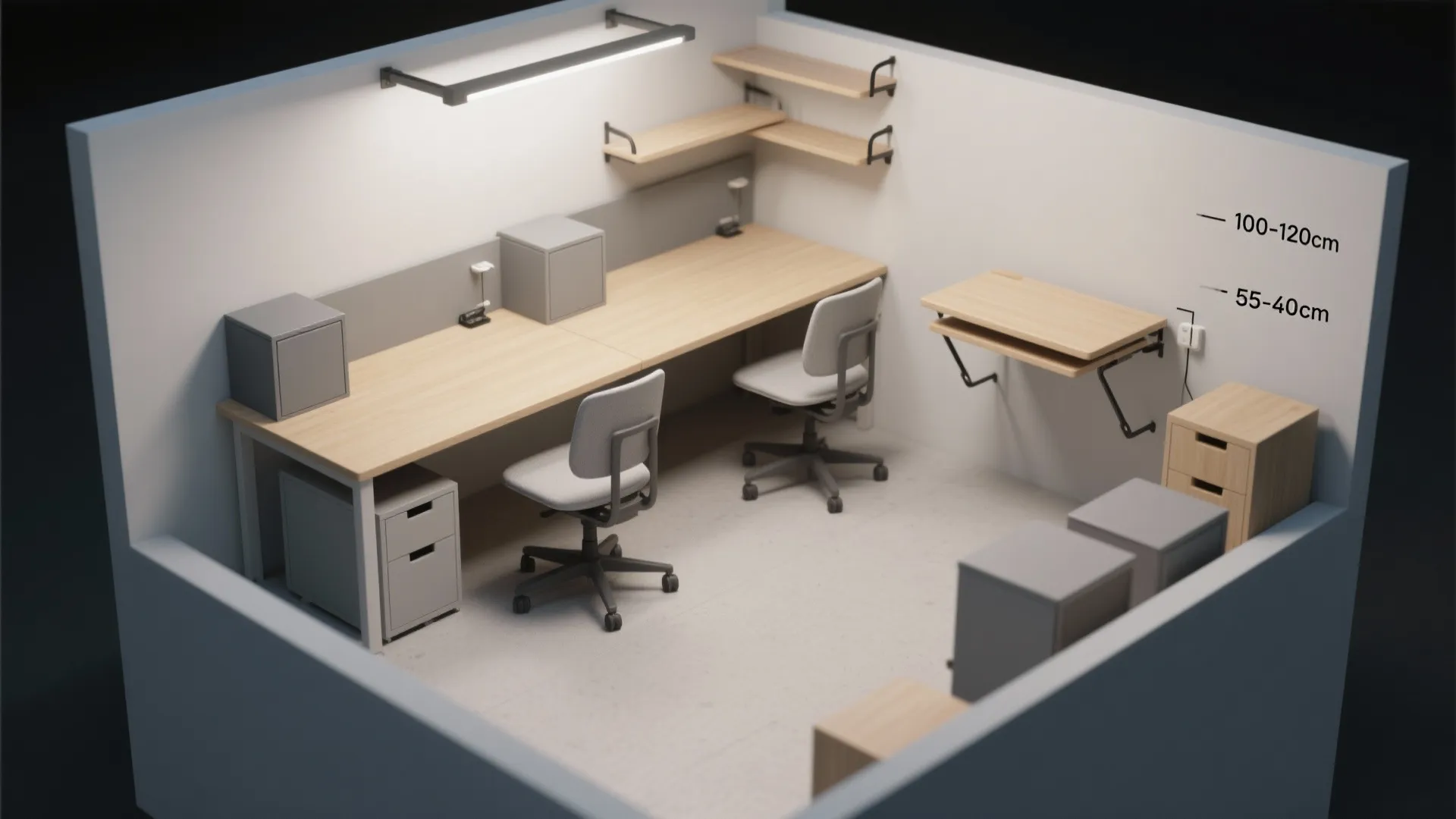 Flexible Desk Layouts for Shared JC Study Rooms