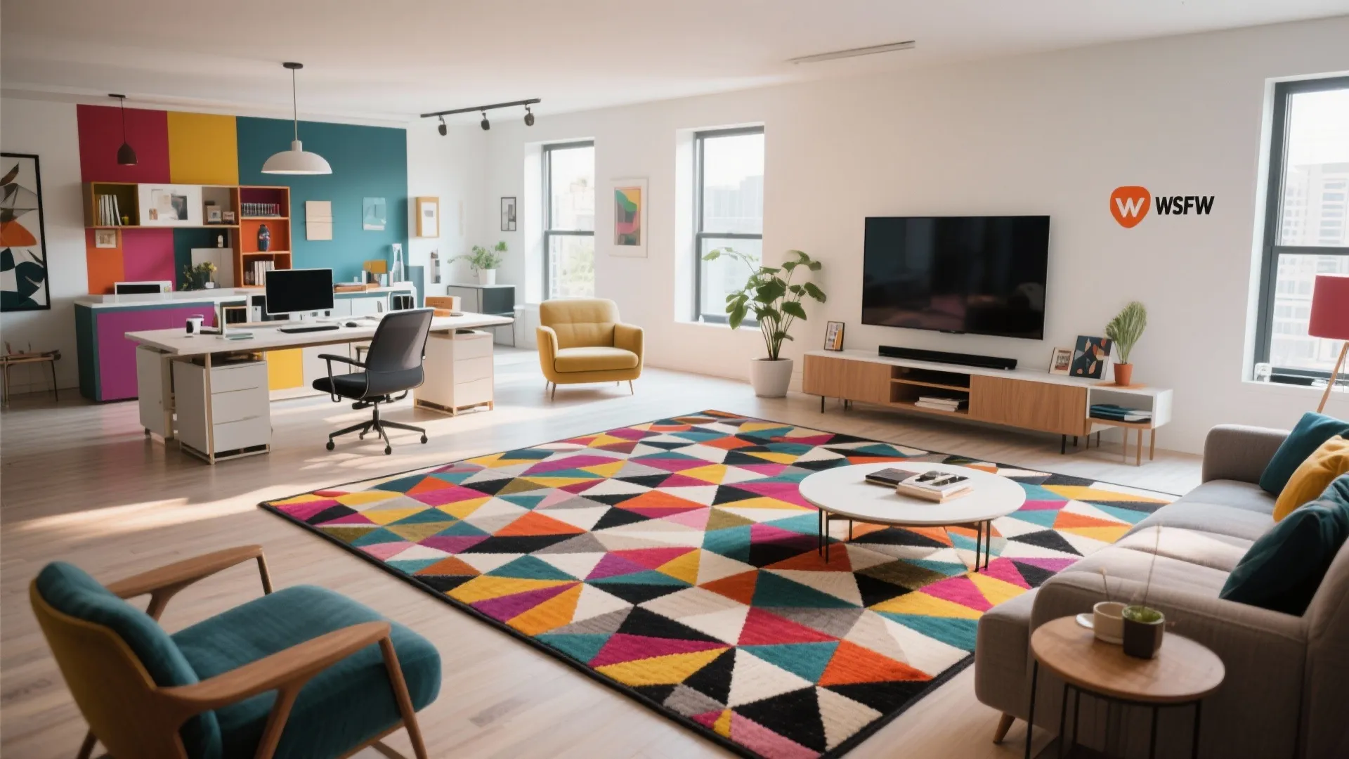 8. Shared Statement Rug