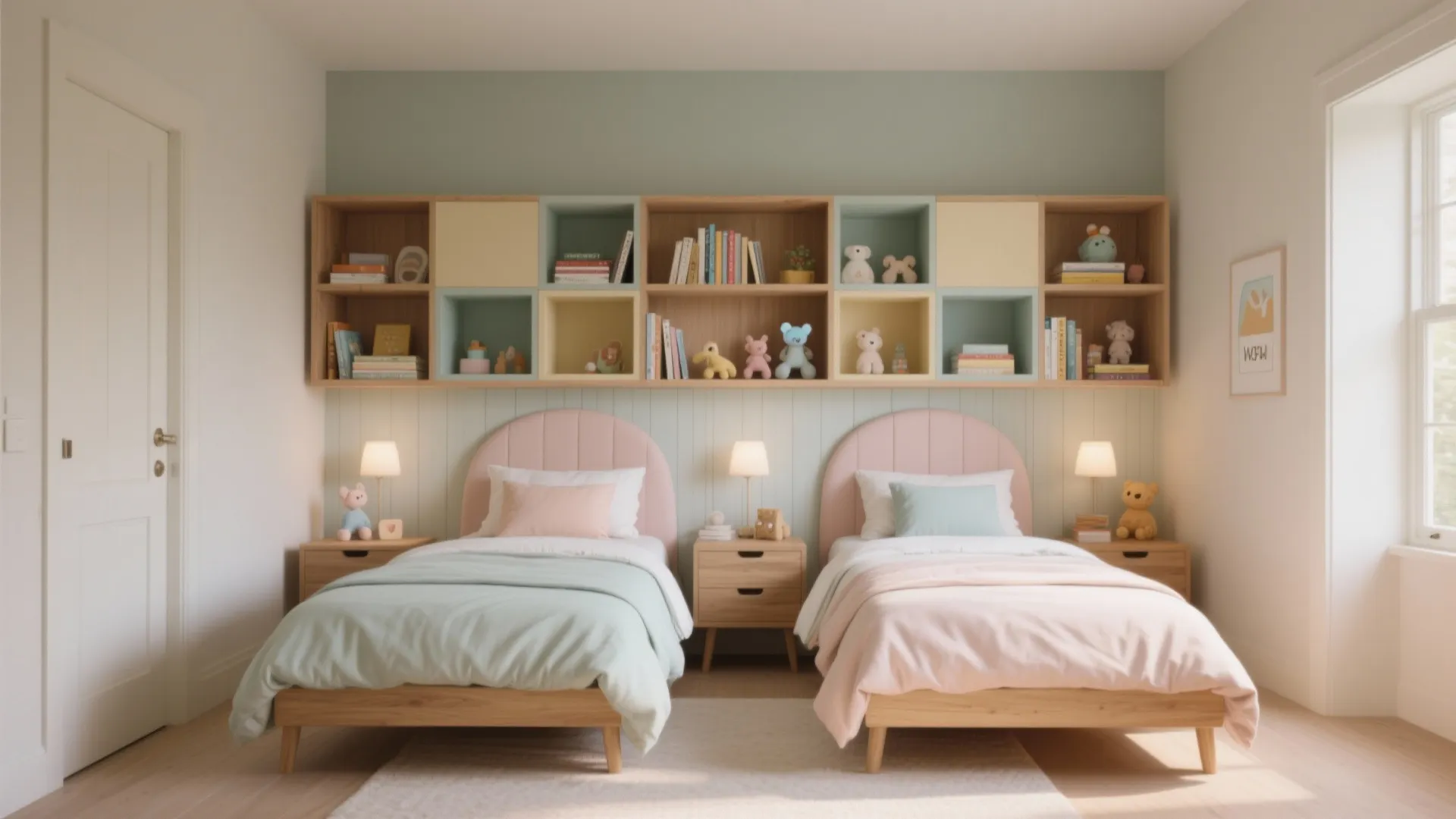 Side-by-side with a shared storage wall