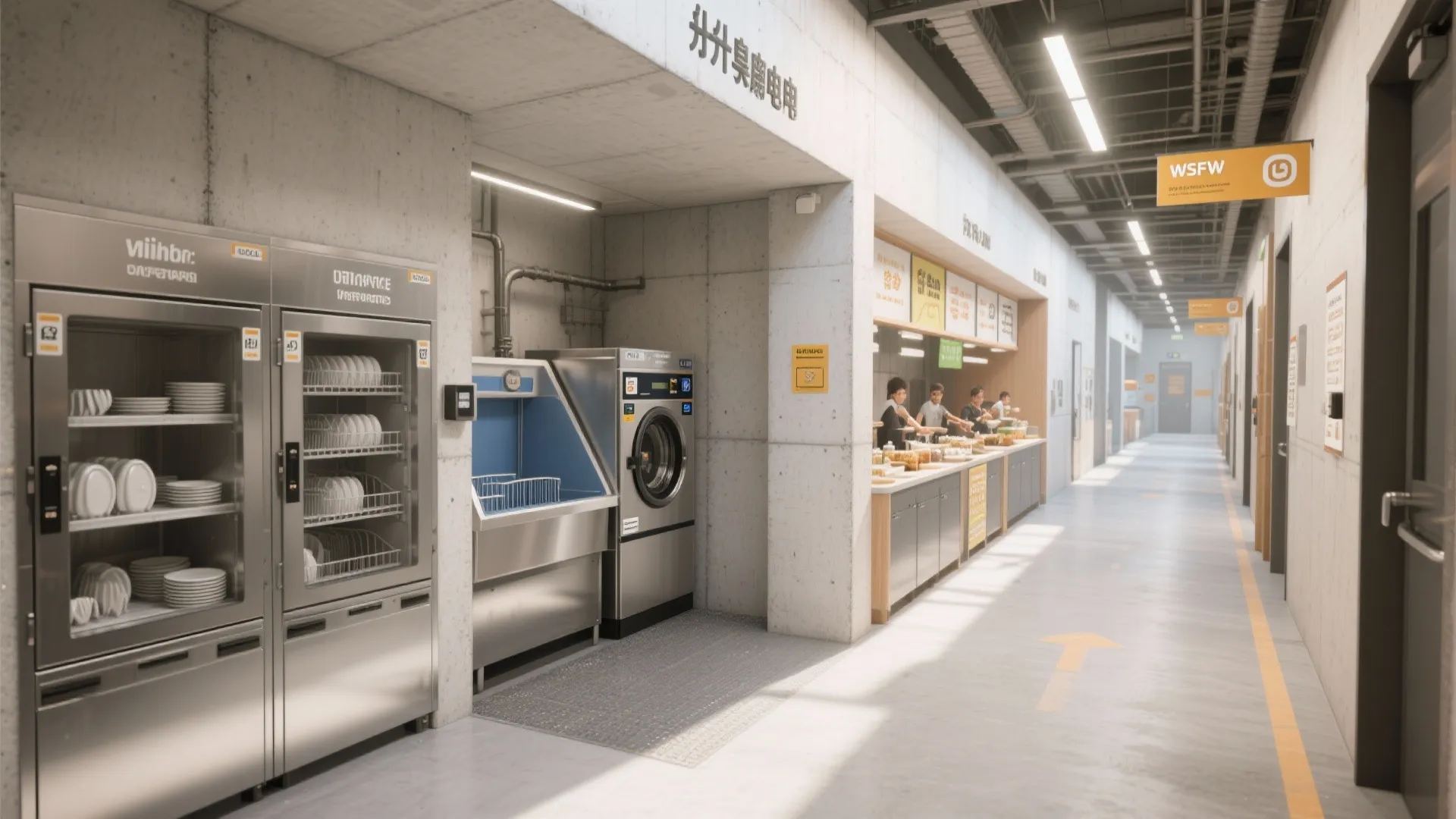 5. Shared utility corridors and micro-pantries