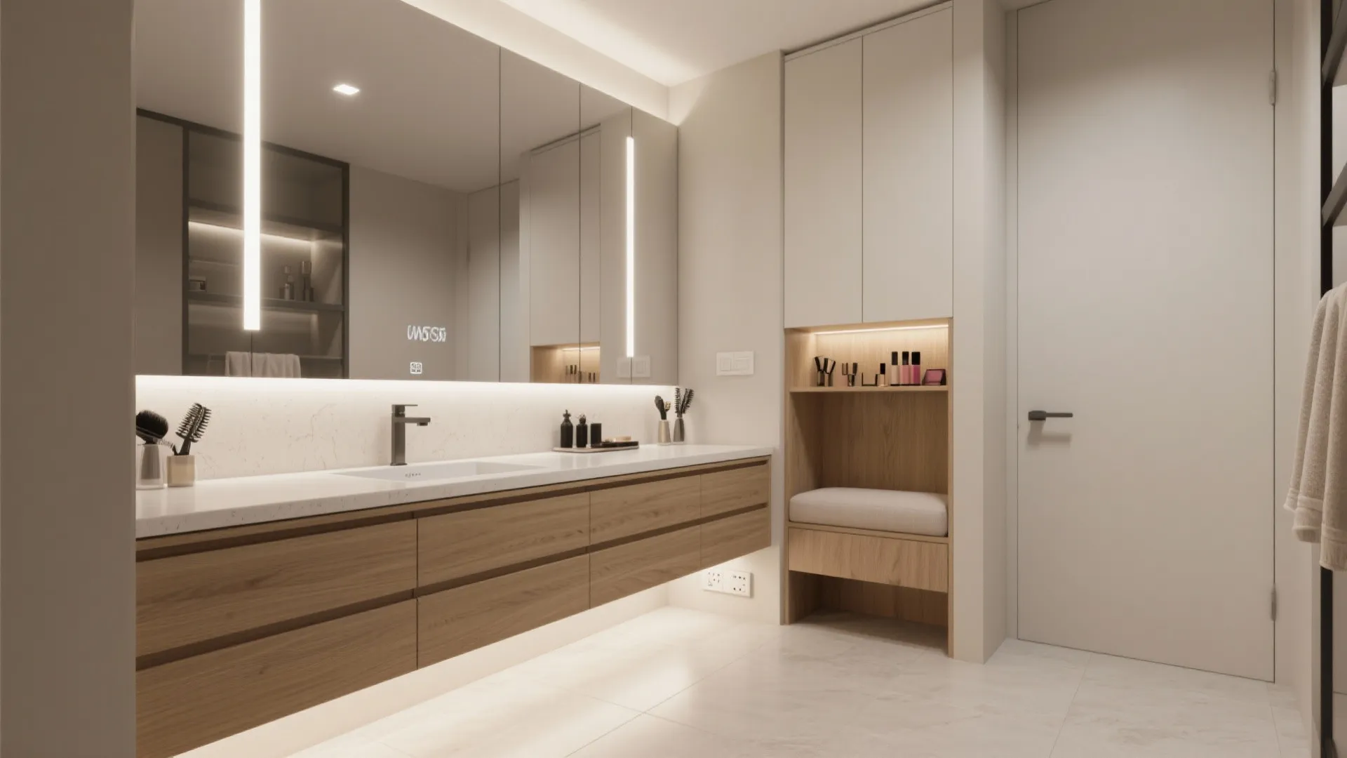 Idea 3: A Shared Vanity-Dresser Zone That Multitasks