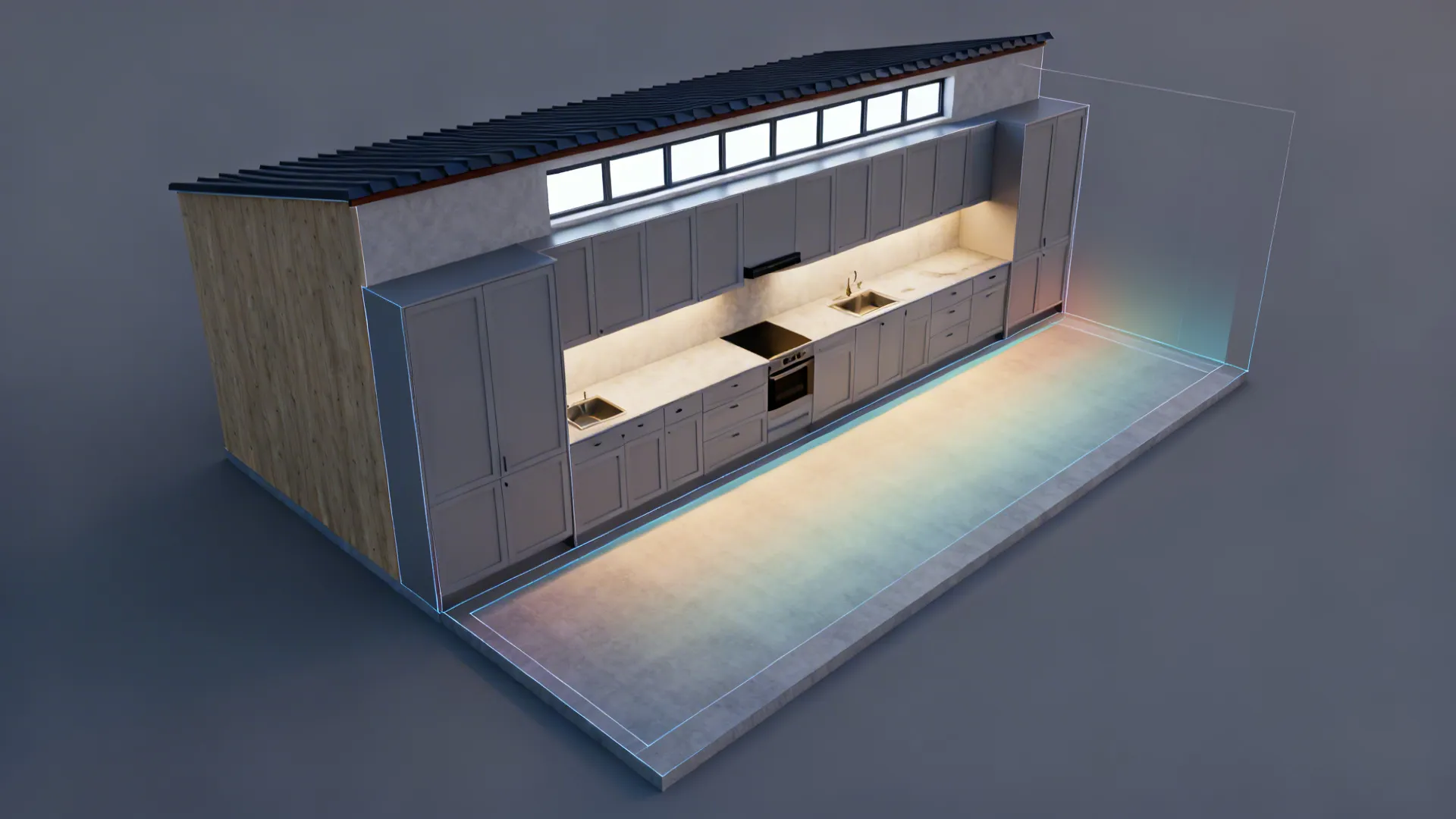 3) Shed-Roof Kitchen Extensions with Clerestory Windows