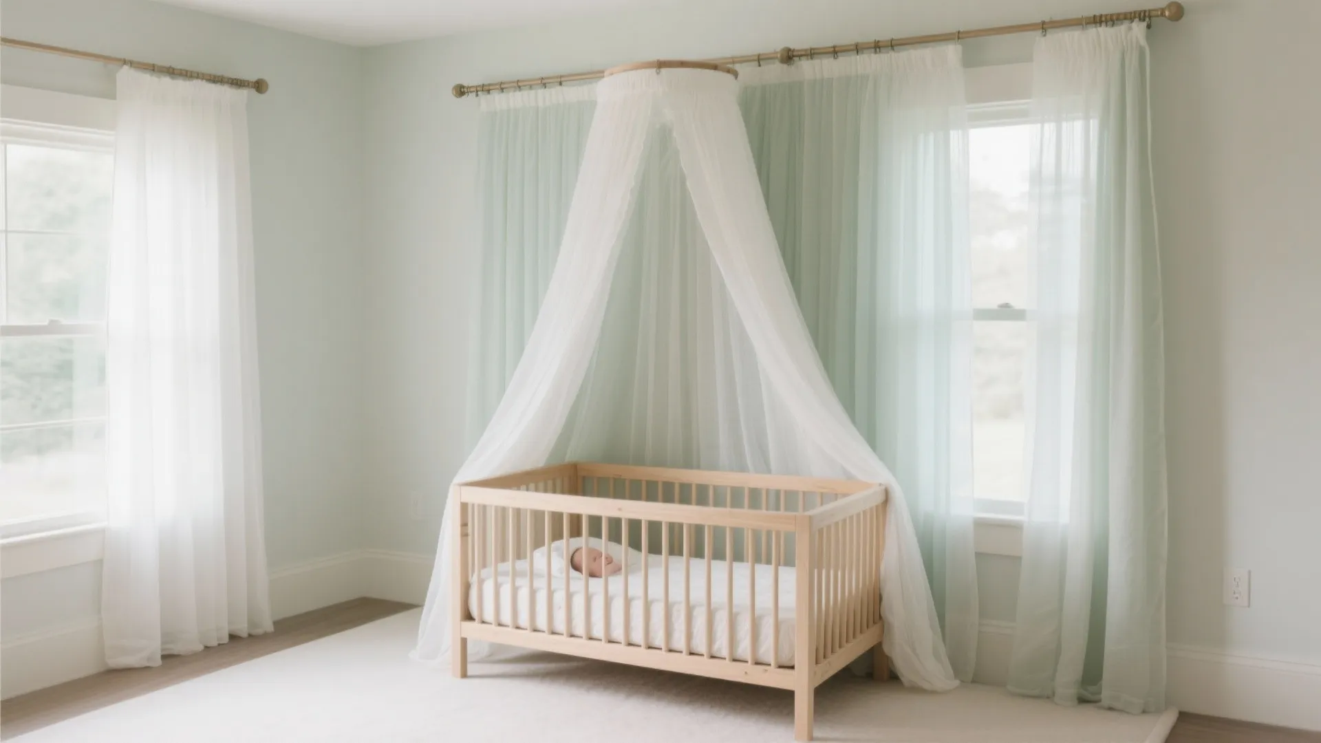 Sheer Canopy and Safe Backdrop Layering