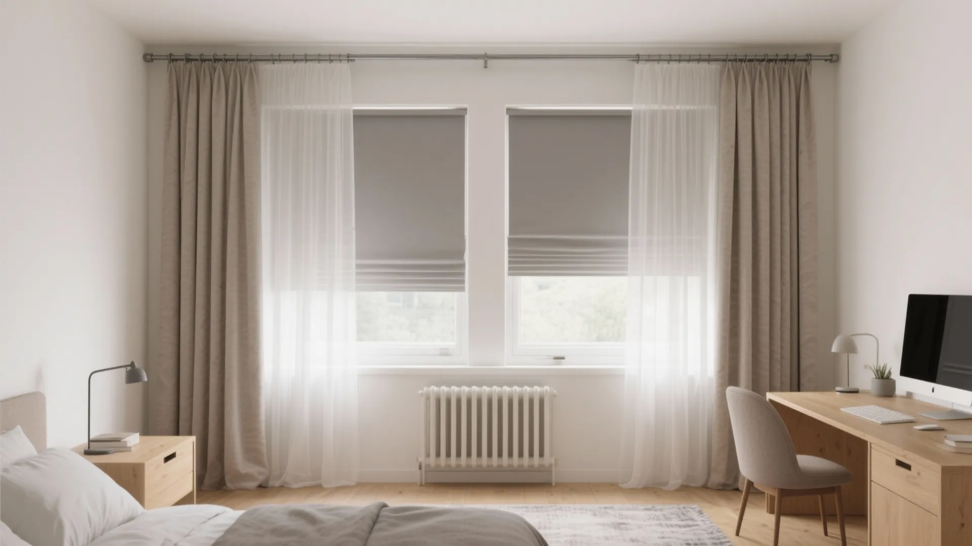 Idea 2: Layered Sheers + Blackout for Day-to-Night Control