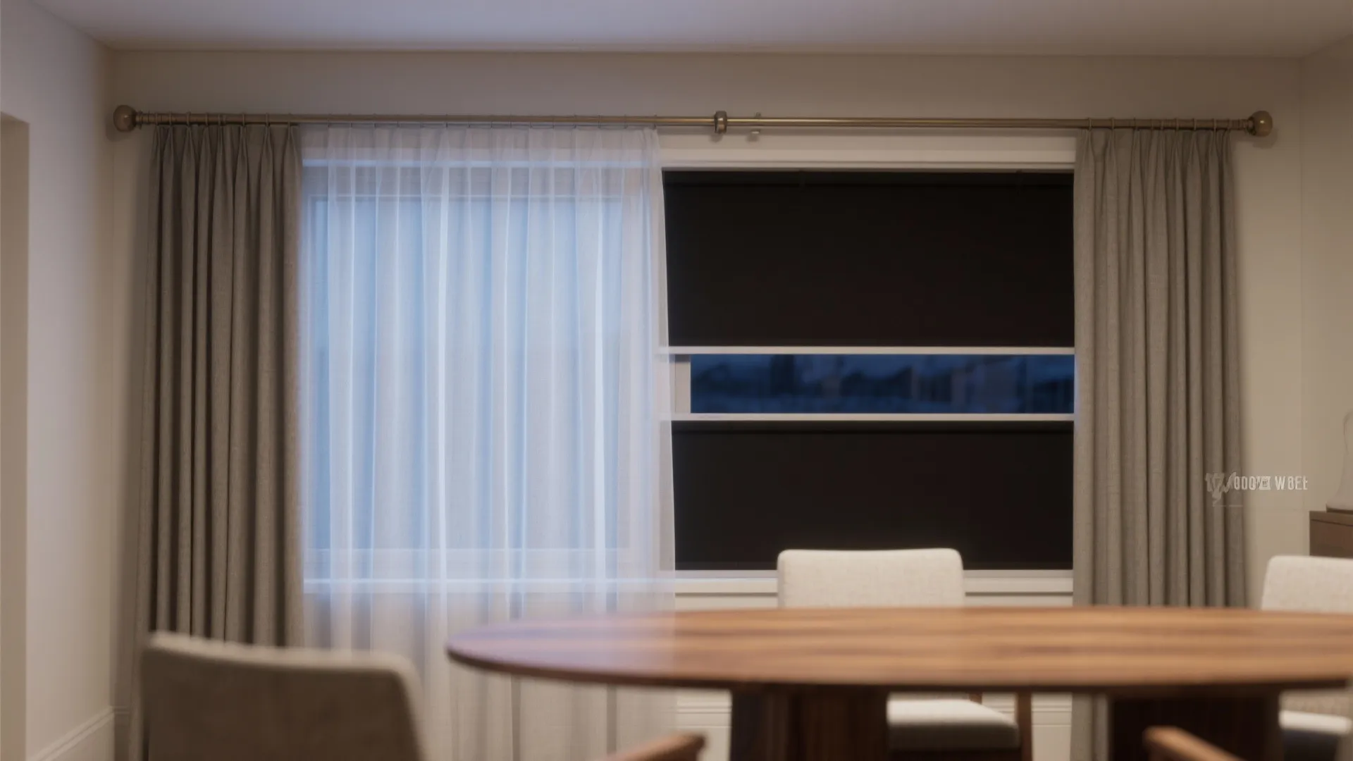 2. Layer Sheers and Blackouts for Flexible Ambience