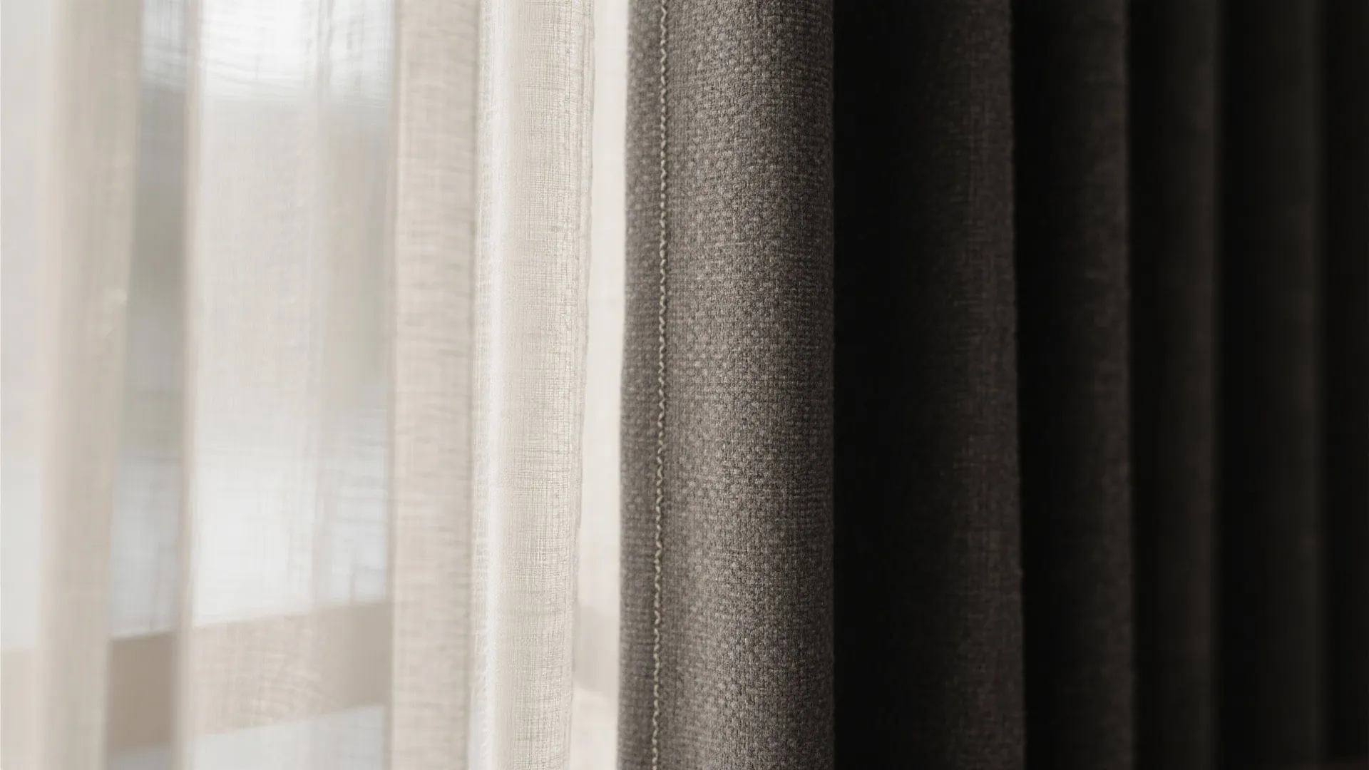 Full-Height Sheers with Blackout Behind