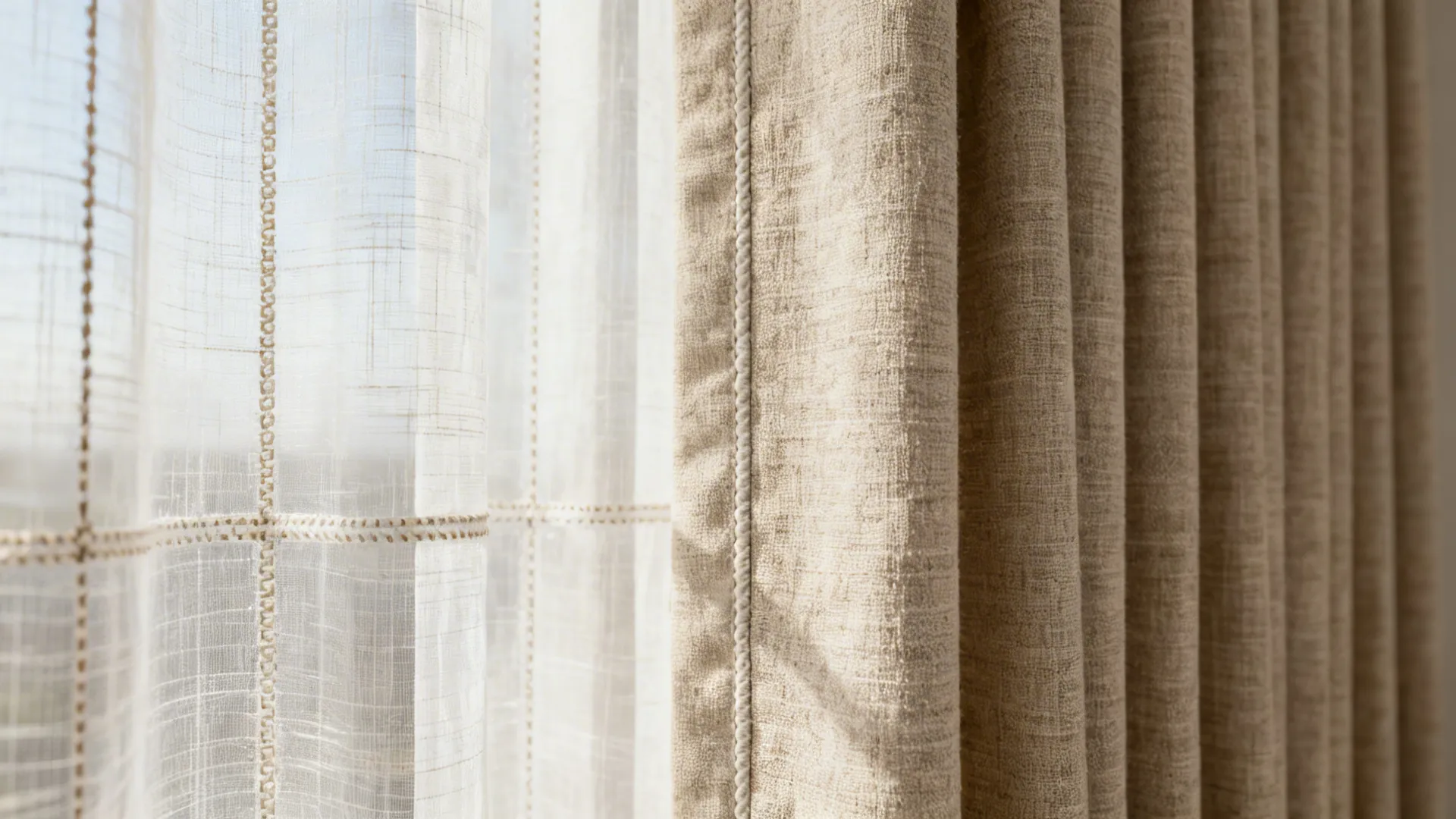 1. Layered Sheer + Blackout for Versatility