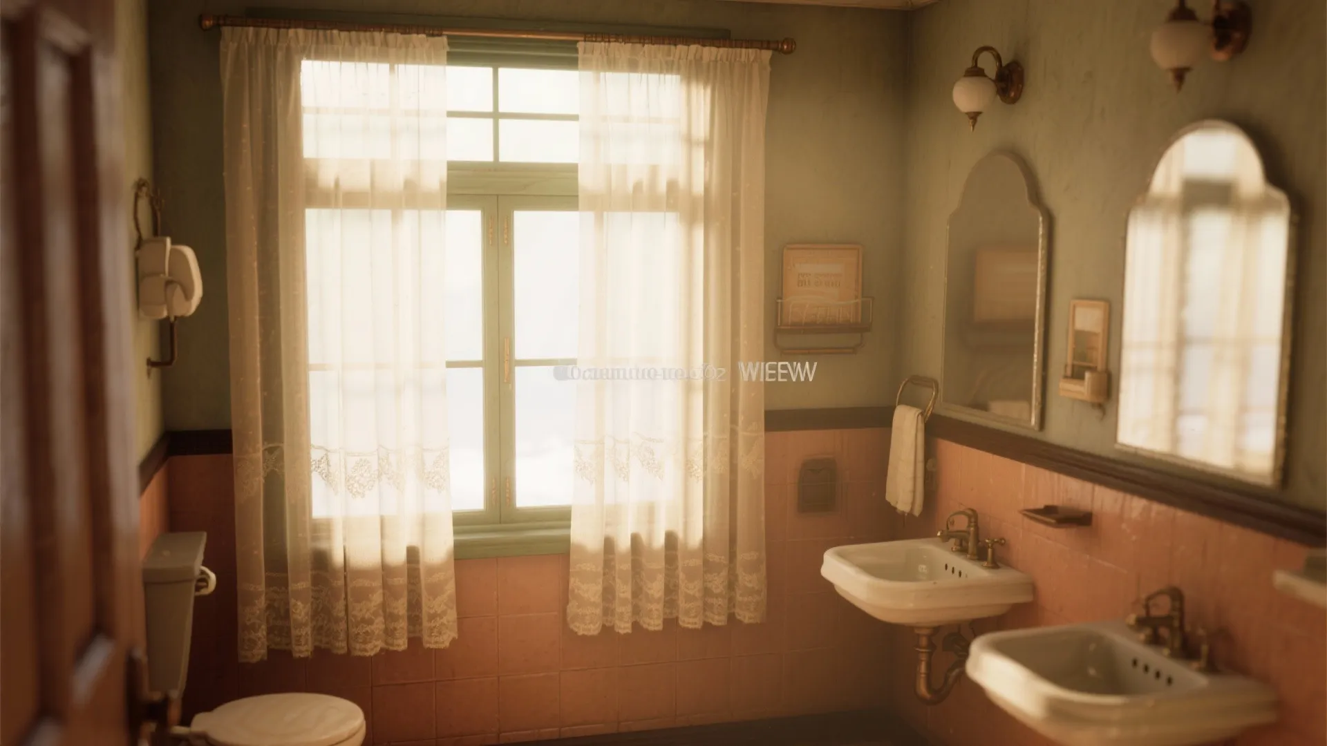 7. Sheer Café Curtains