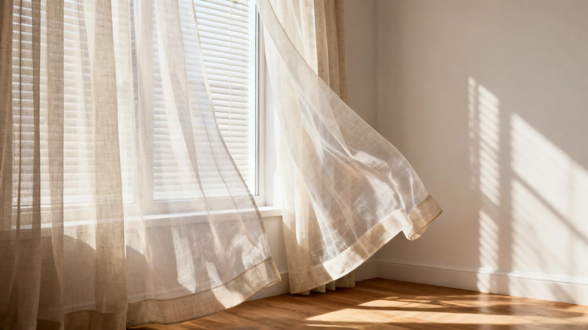 1. Sheer Curtains (Light and Airy)