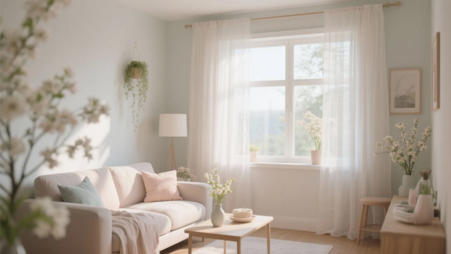 5. Sheer Curtains for Soft Light