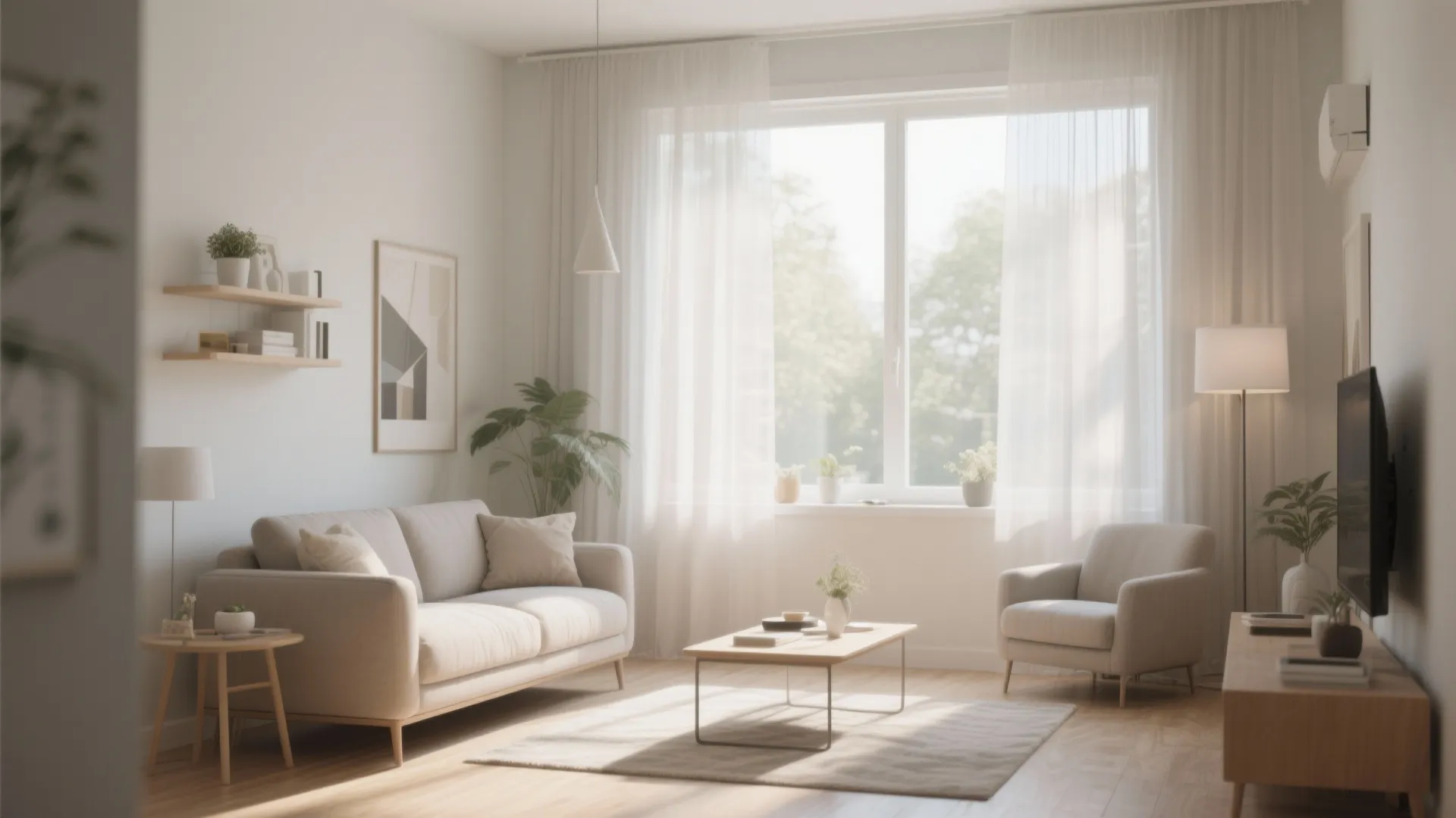 Light, Sheer Curtains