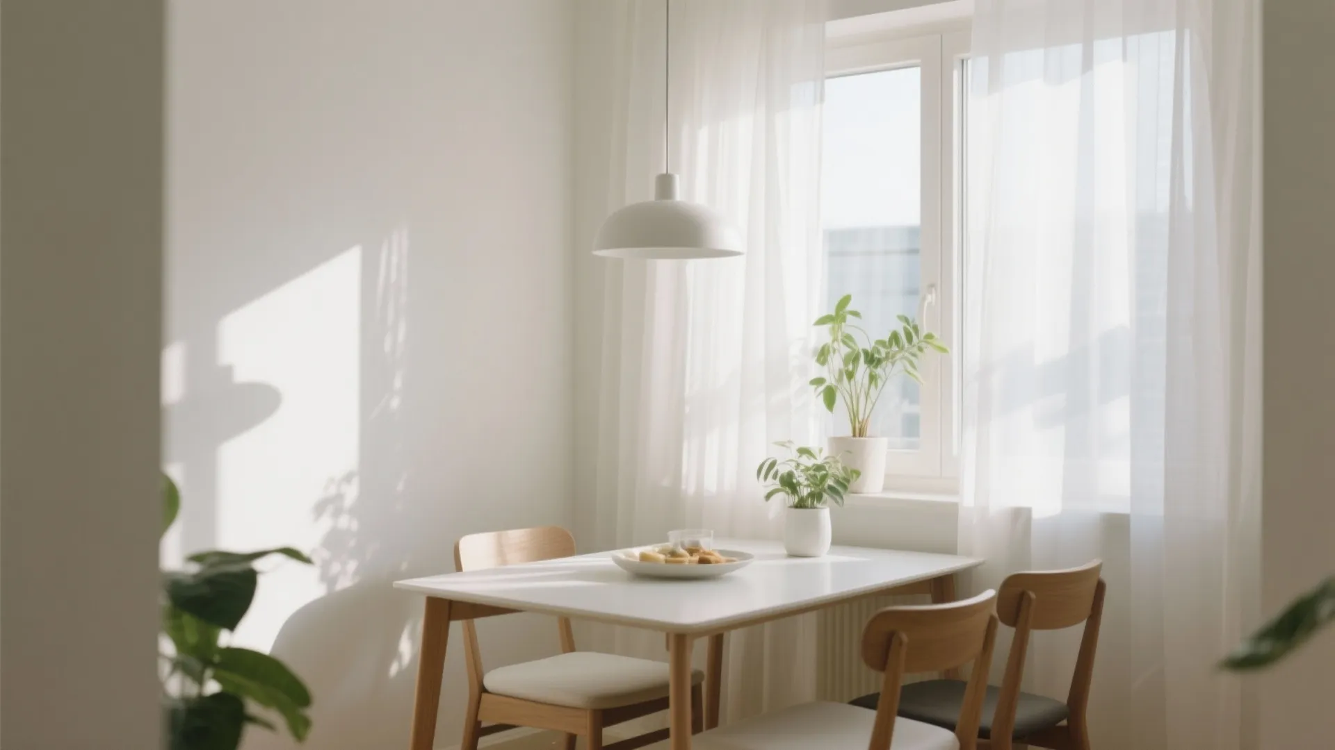 2. Sheer Panels for Soft Light