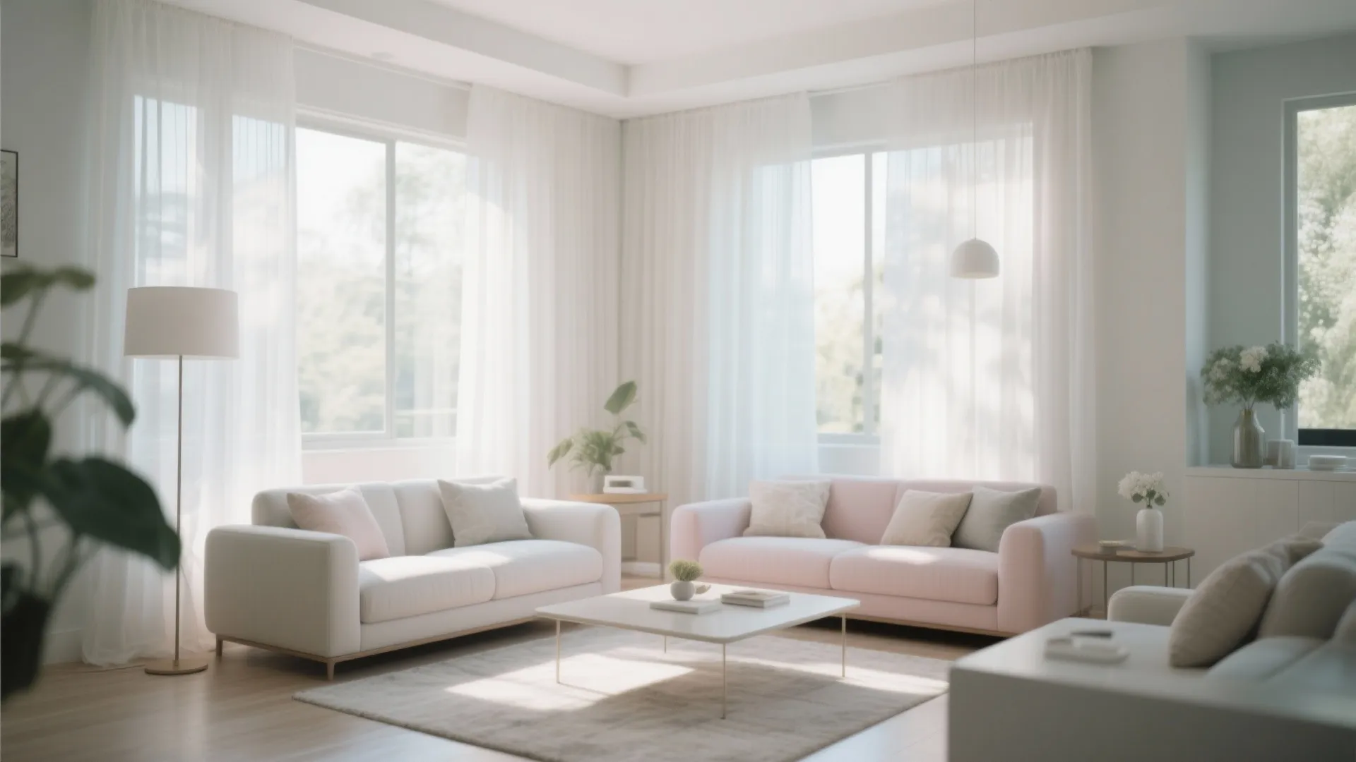 3. Sheer Curtains for Natural Light