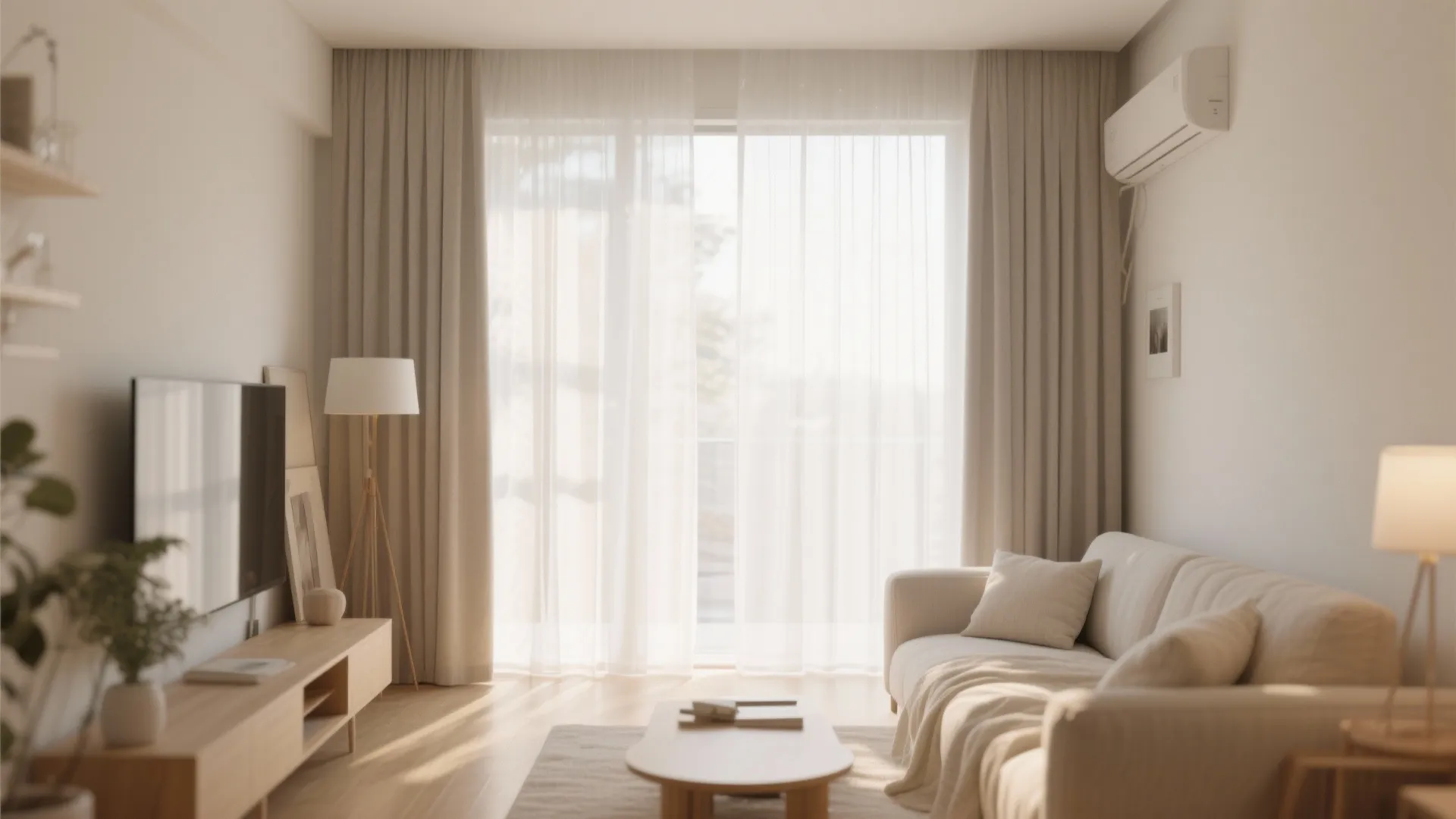 1. Floor-to-Ceiling Sheer Panels