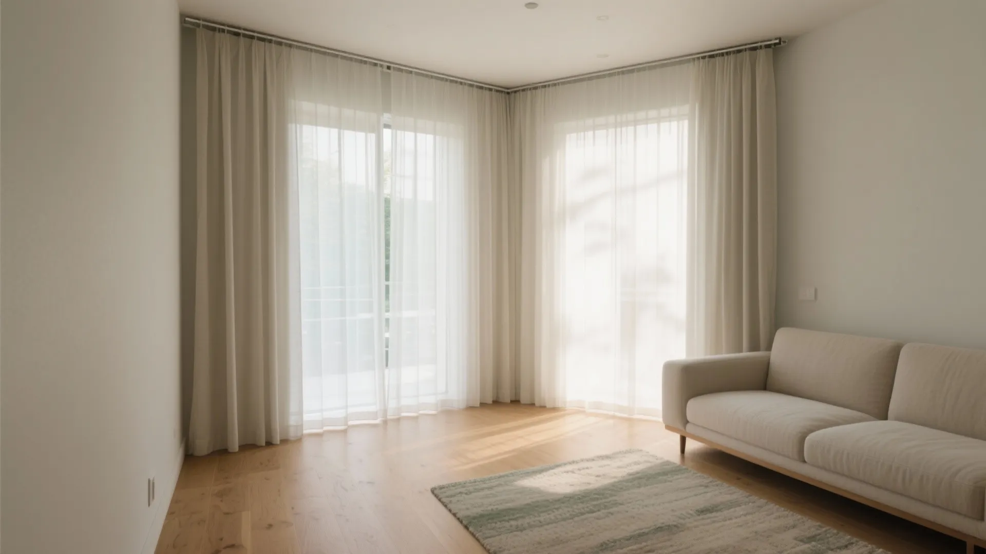 Ceiling-to-Floor Sheers to Stretch Height