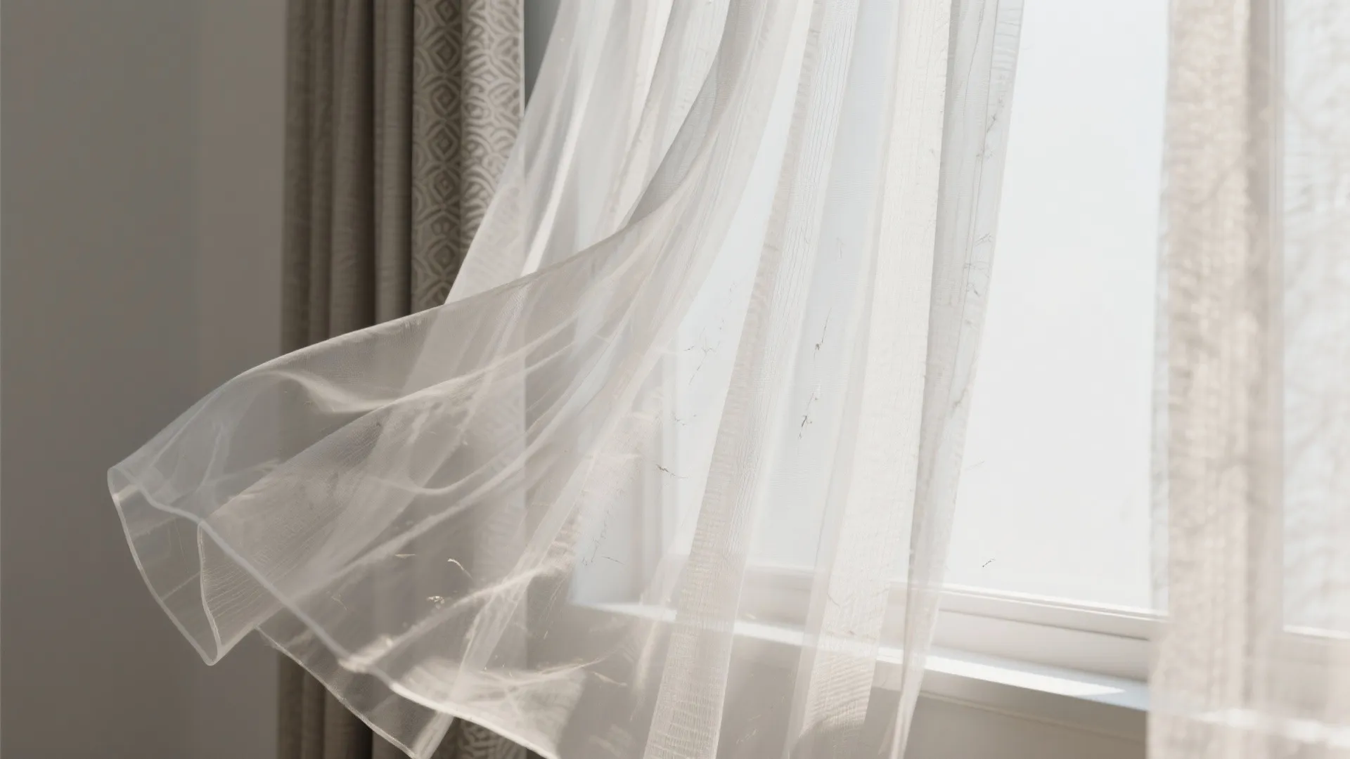 2. Use sheer layers to keep brightness