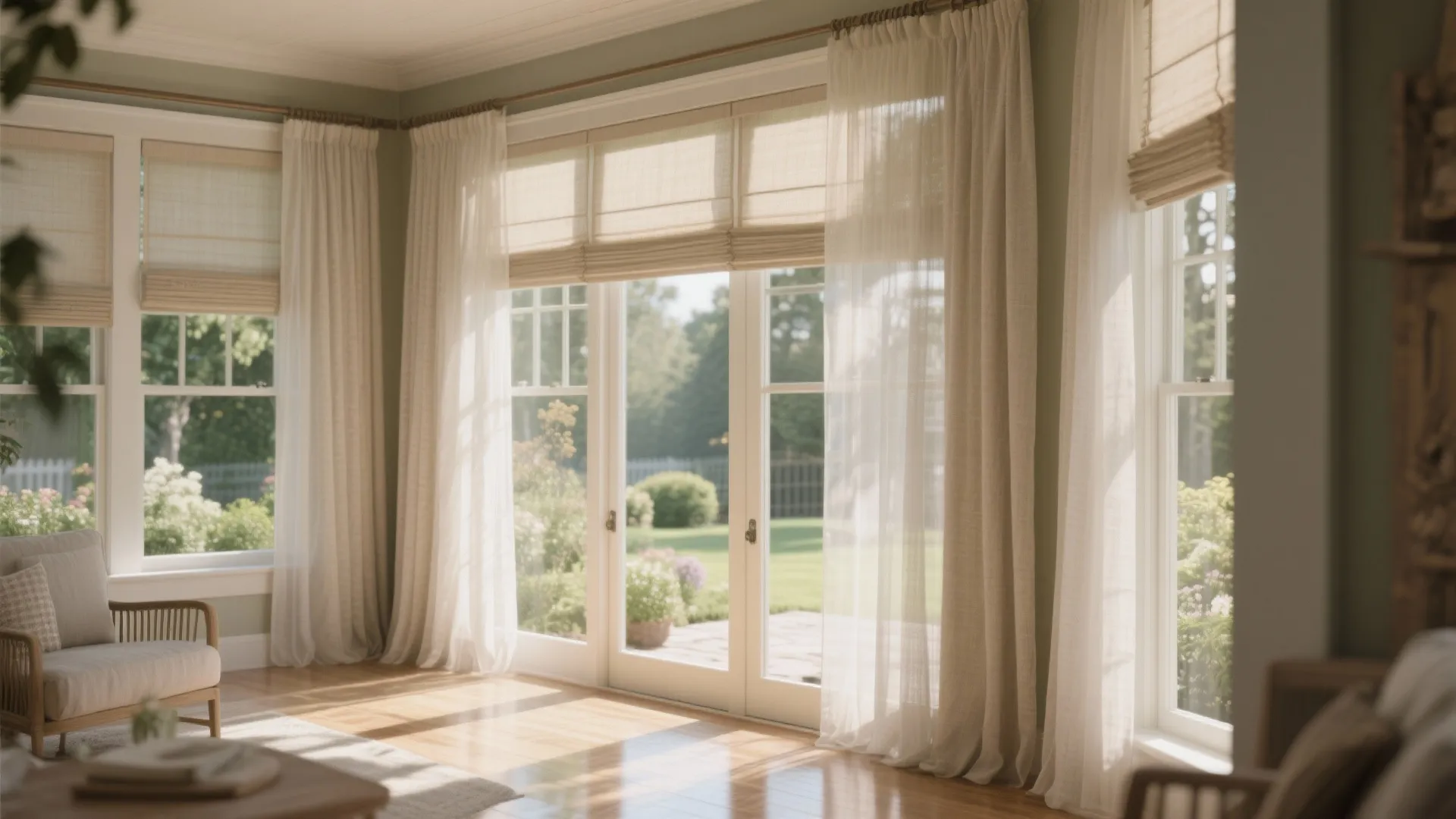 1. Maximize Natural Light with Sheer Layers