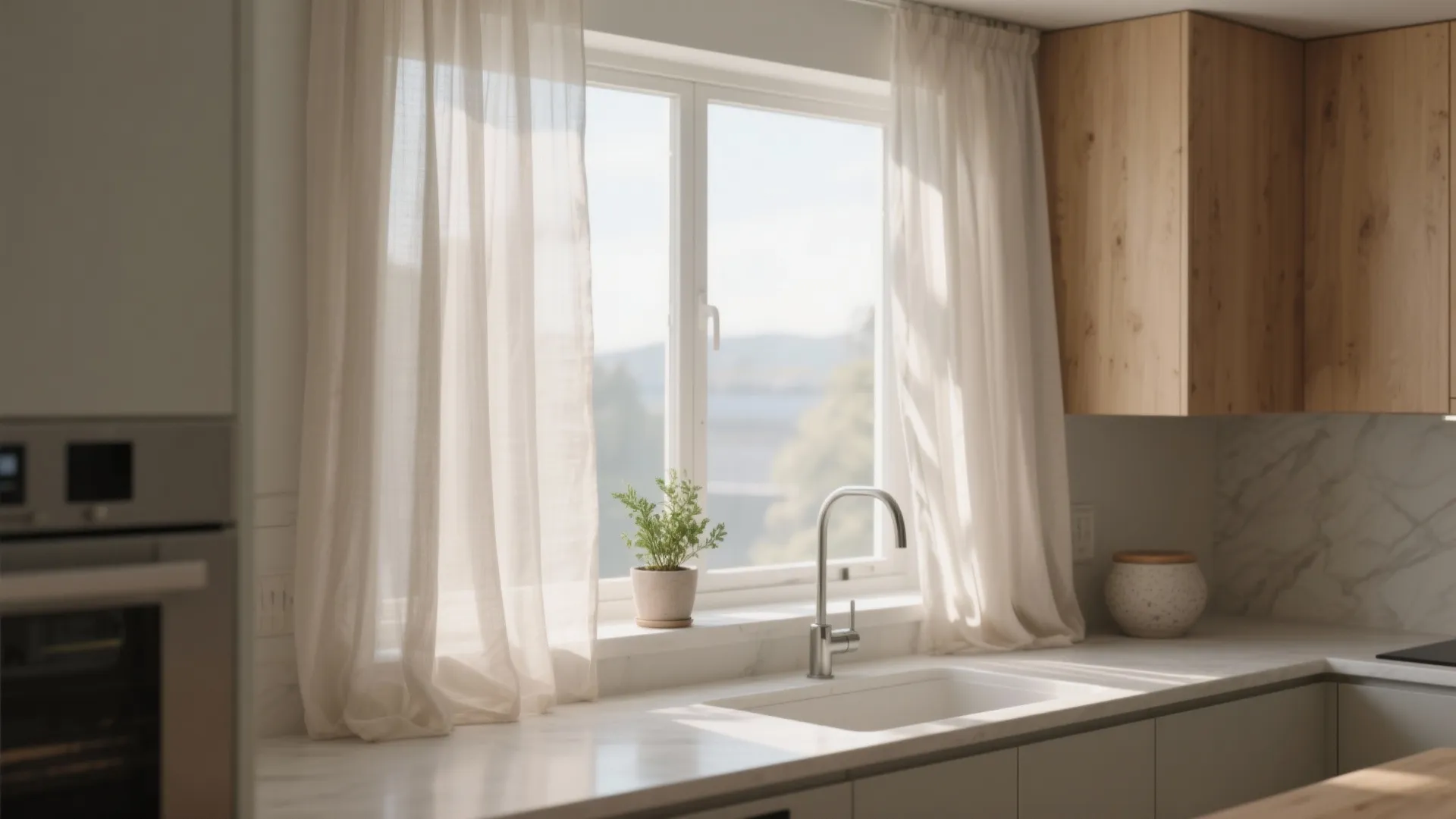 1. Sheer Layers to Keep It Airy