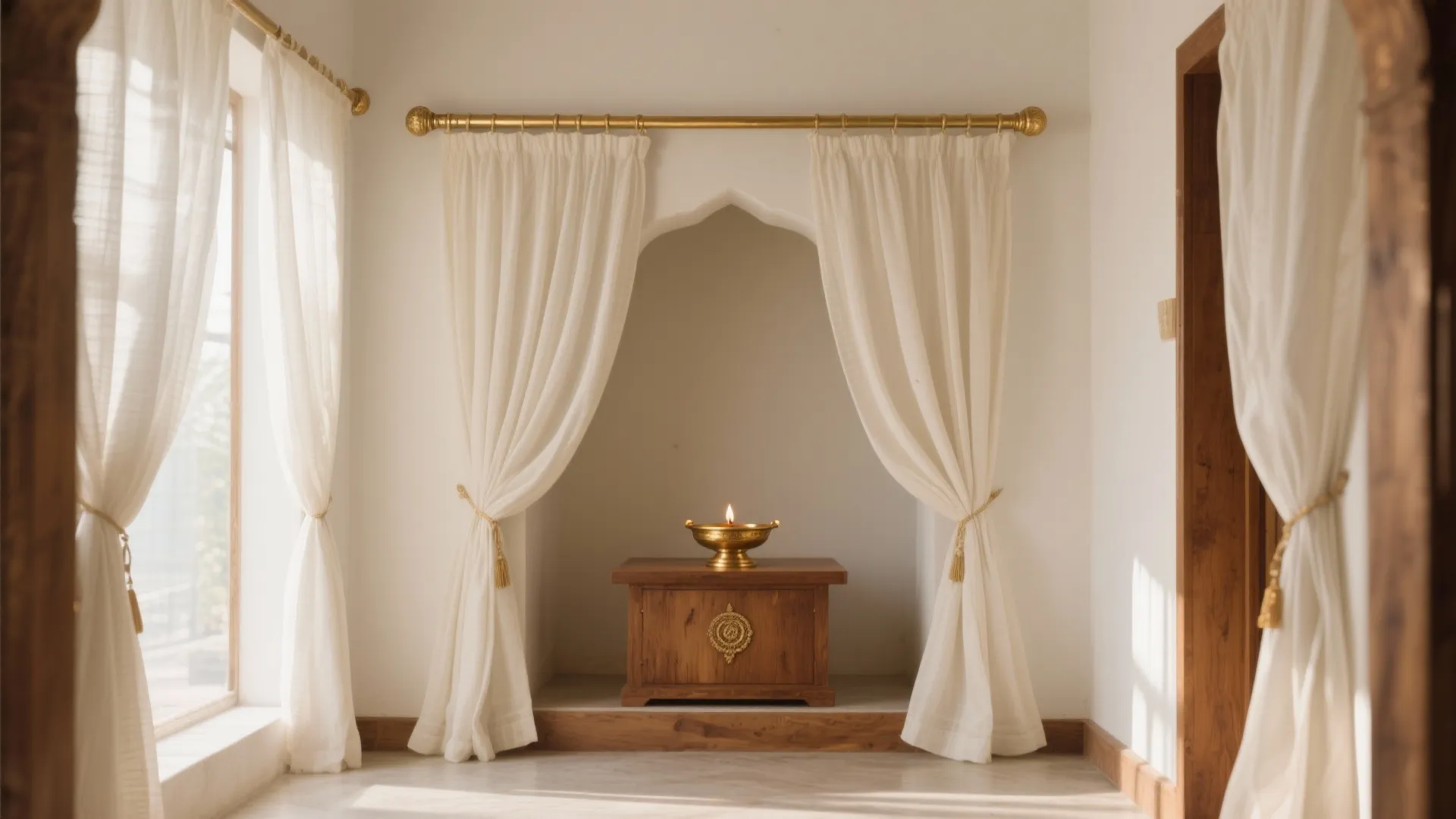 Sheer Linen With Natural Fibers For That Sacred Glow