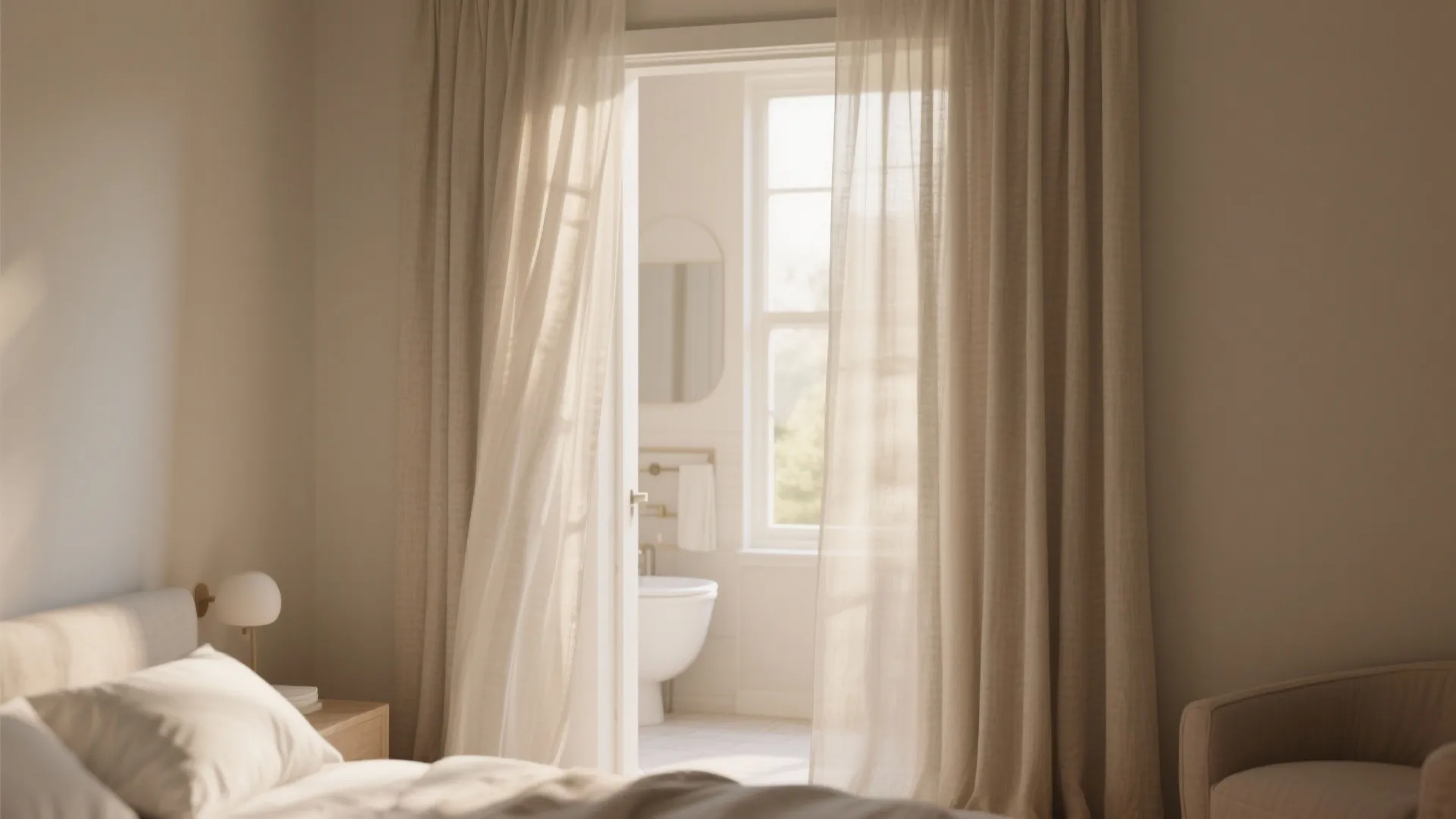 1. Sheer Linen Elegance