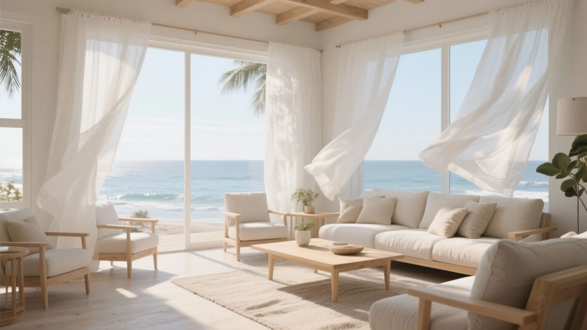 5. Sheer Linen Curtains