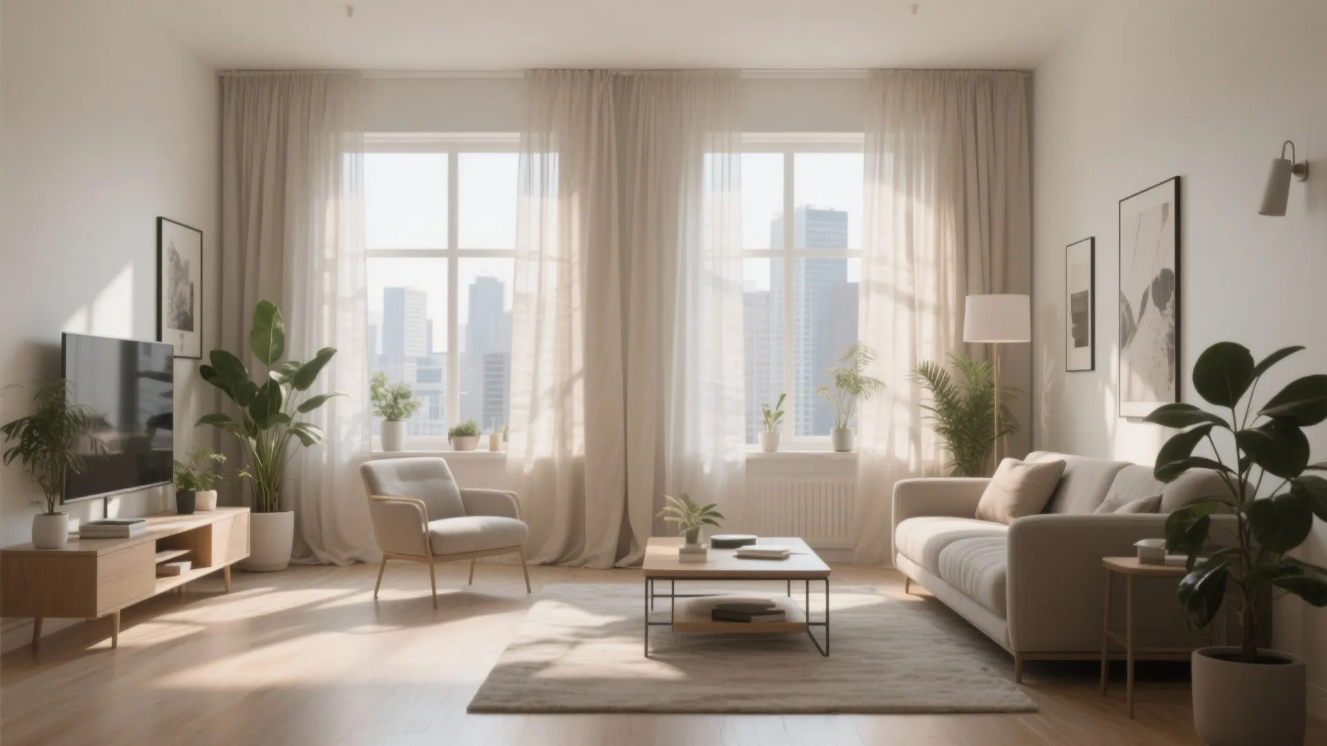 Sheer Linen for Airy Light