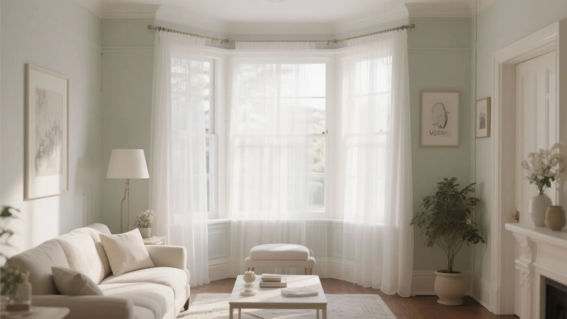 1. Floor-to-Ceiling Sheer Panels