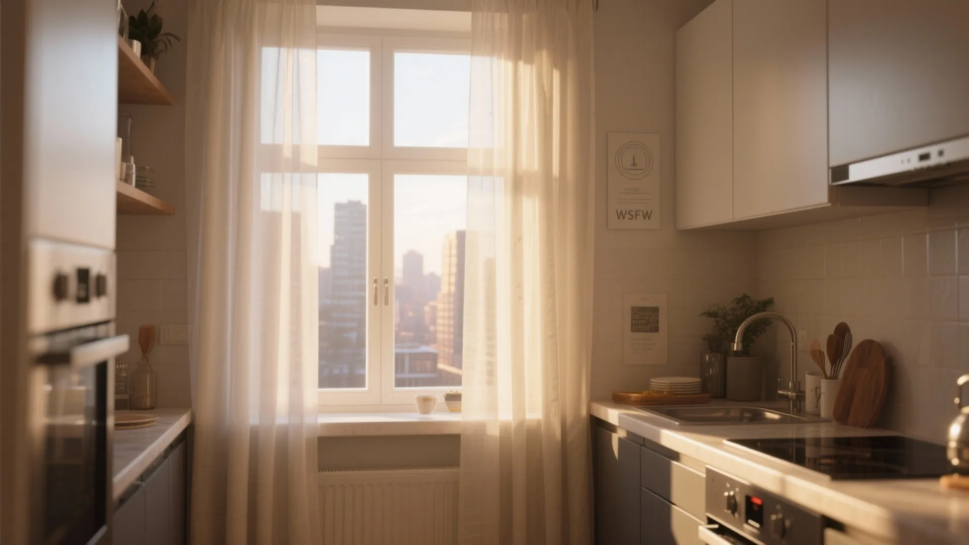 Sheer Panels for Soft Light