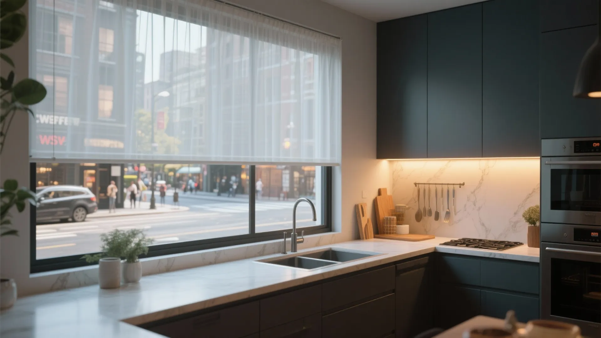 4. Sheer Privacy Shades