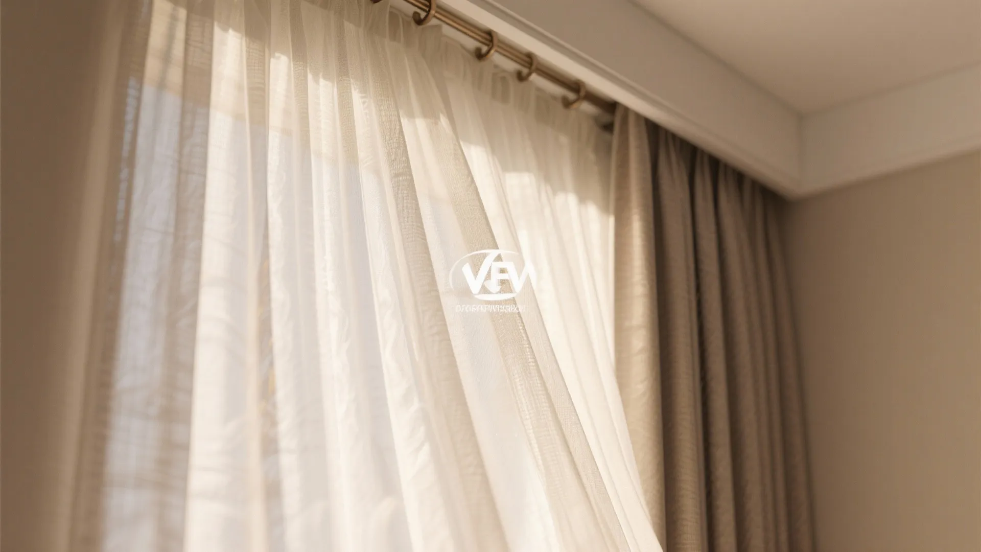 Soft window treatments: sheer layers plus side-stack drapery