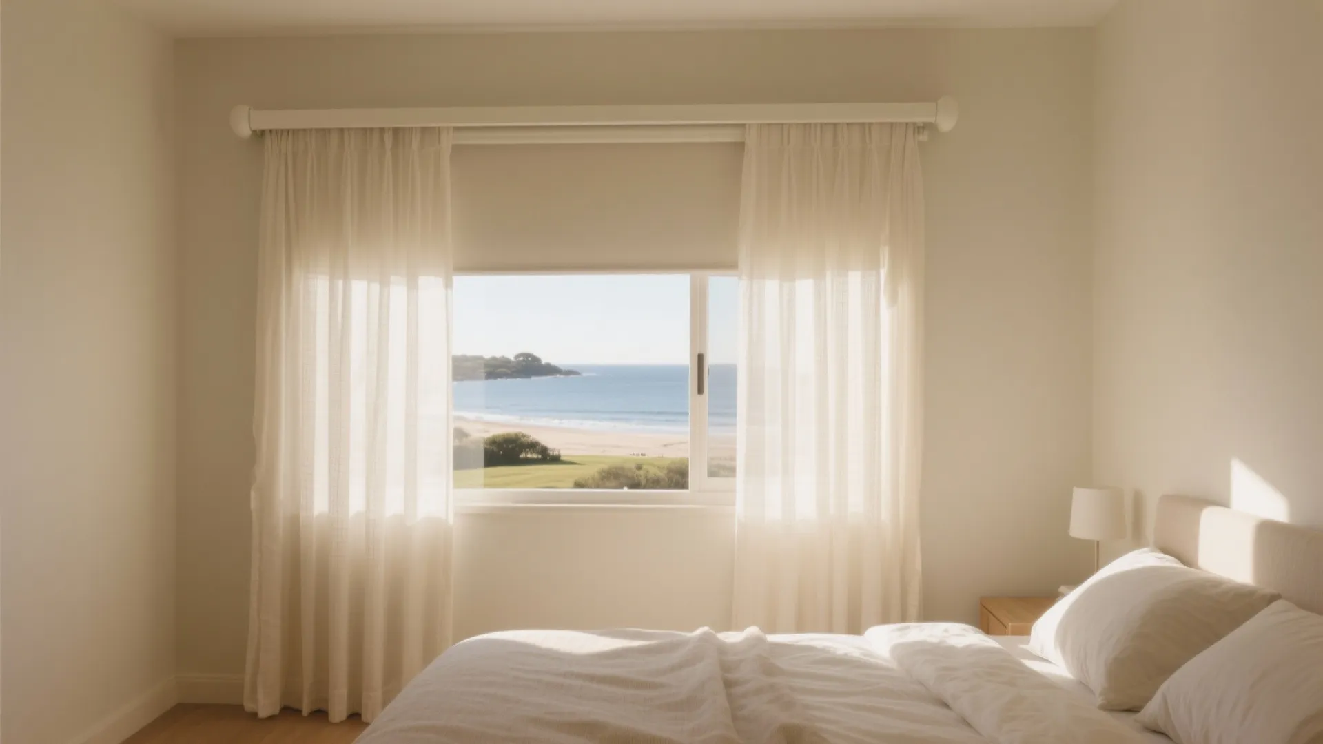 Sheer + Blockout Layering for Day-to-Night Control