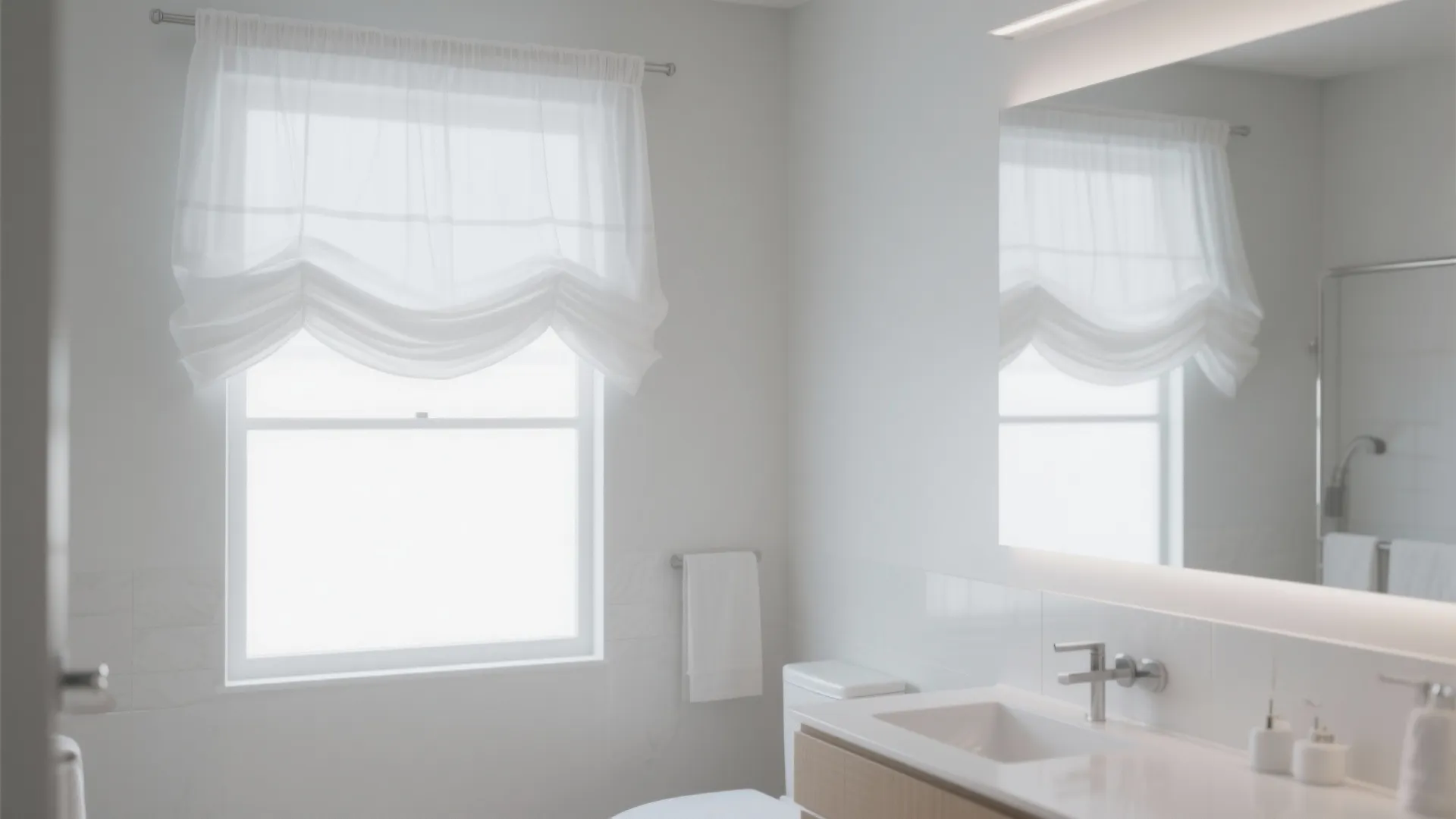 3. Sheer Roman Valances