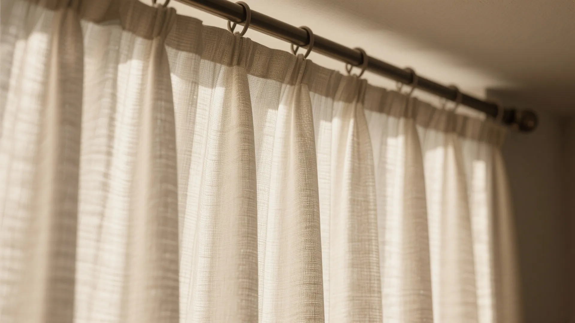 Sheer Curtains as Soft Boundaries