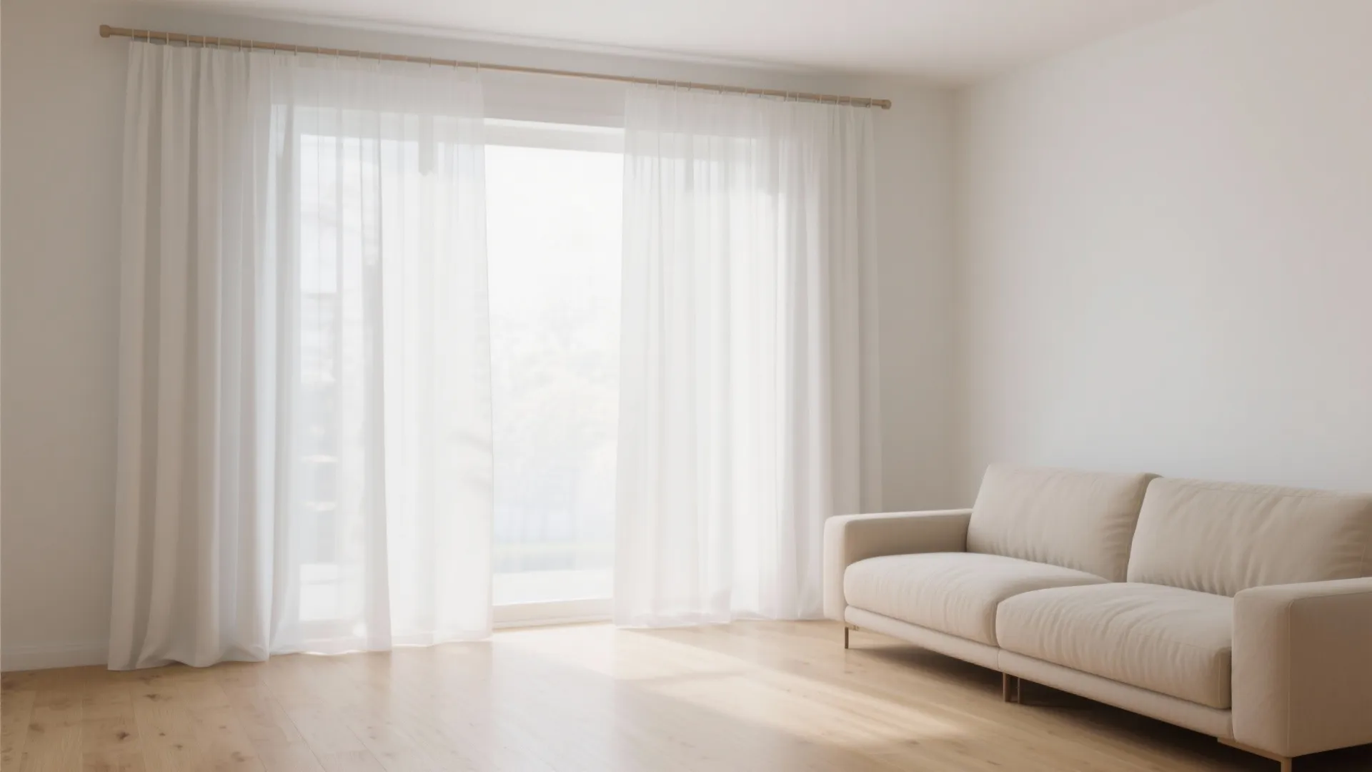 Sheer White Linen Elegance