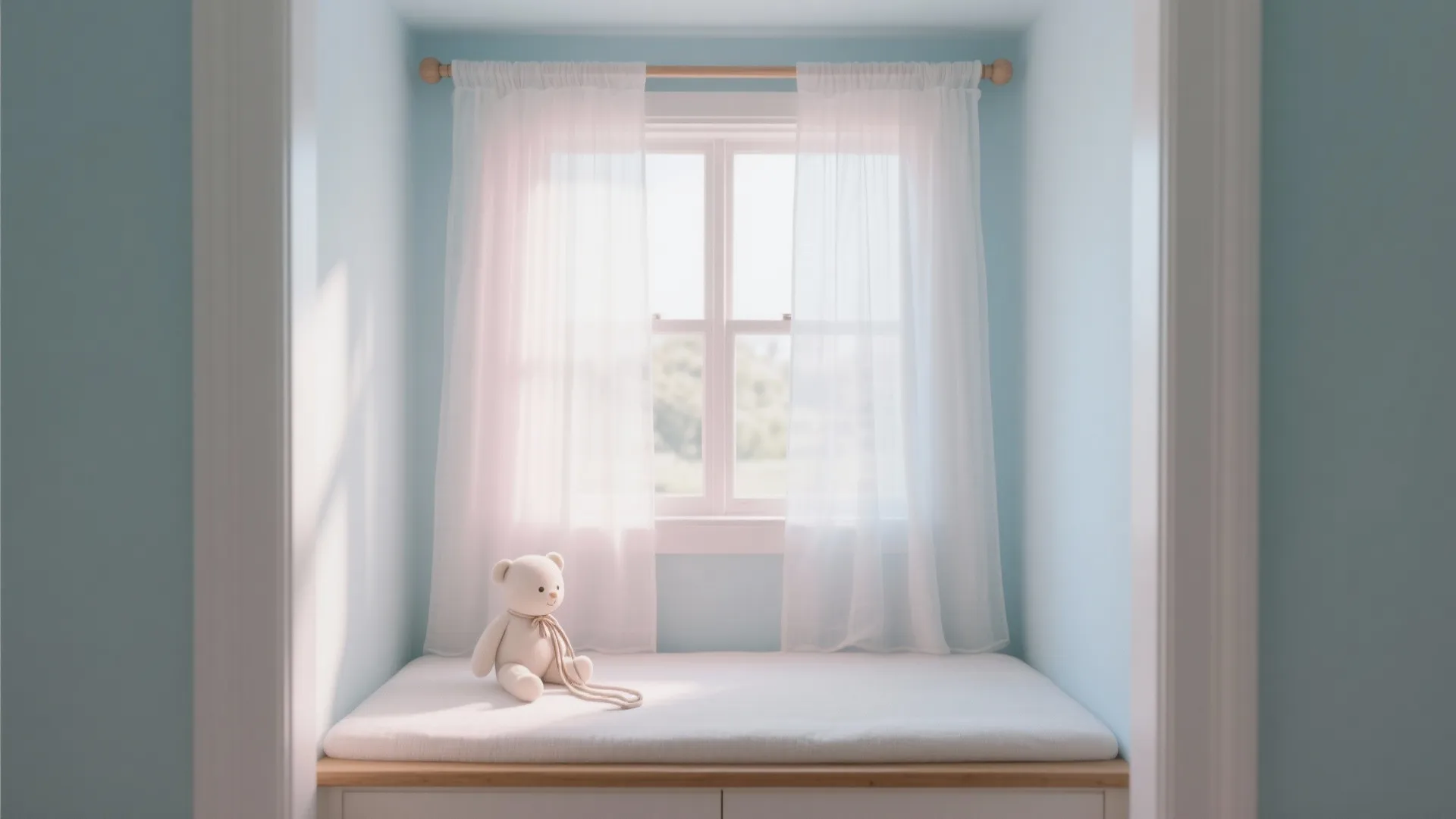 Airy Sheer Backdrops and Natural Light