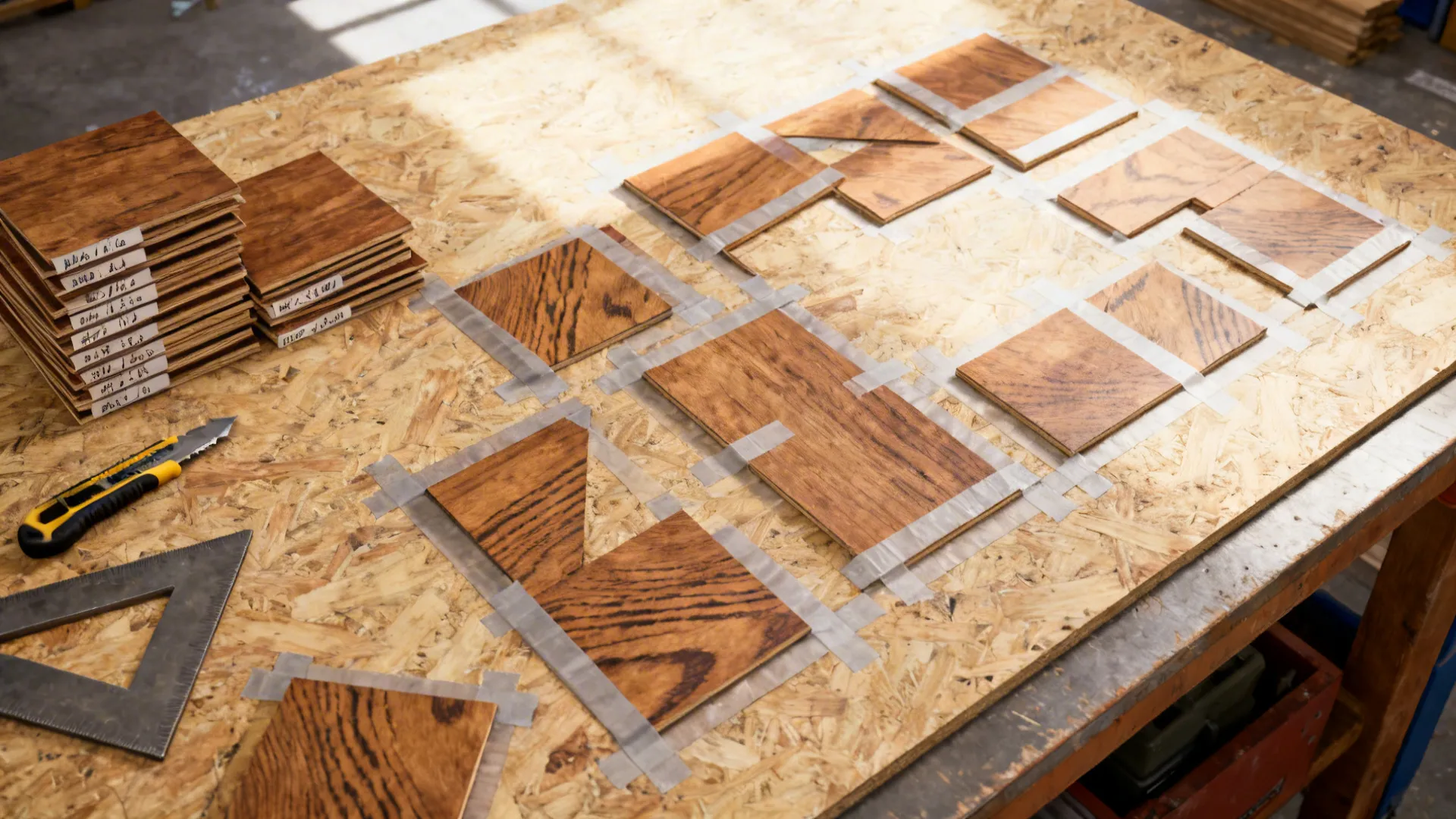 Optimized sheet layout reduces waste and errors