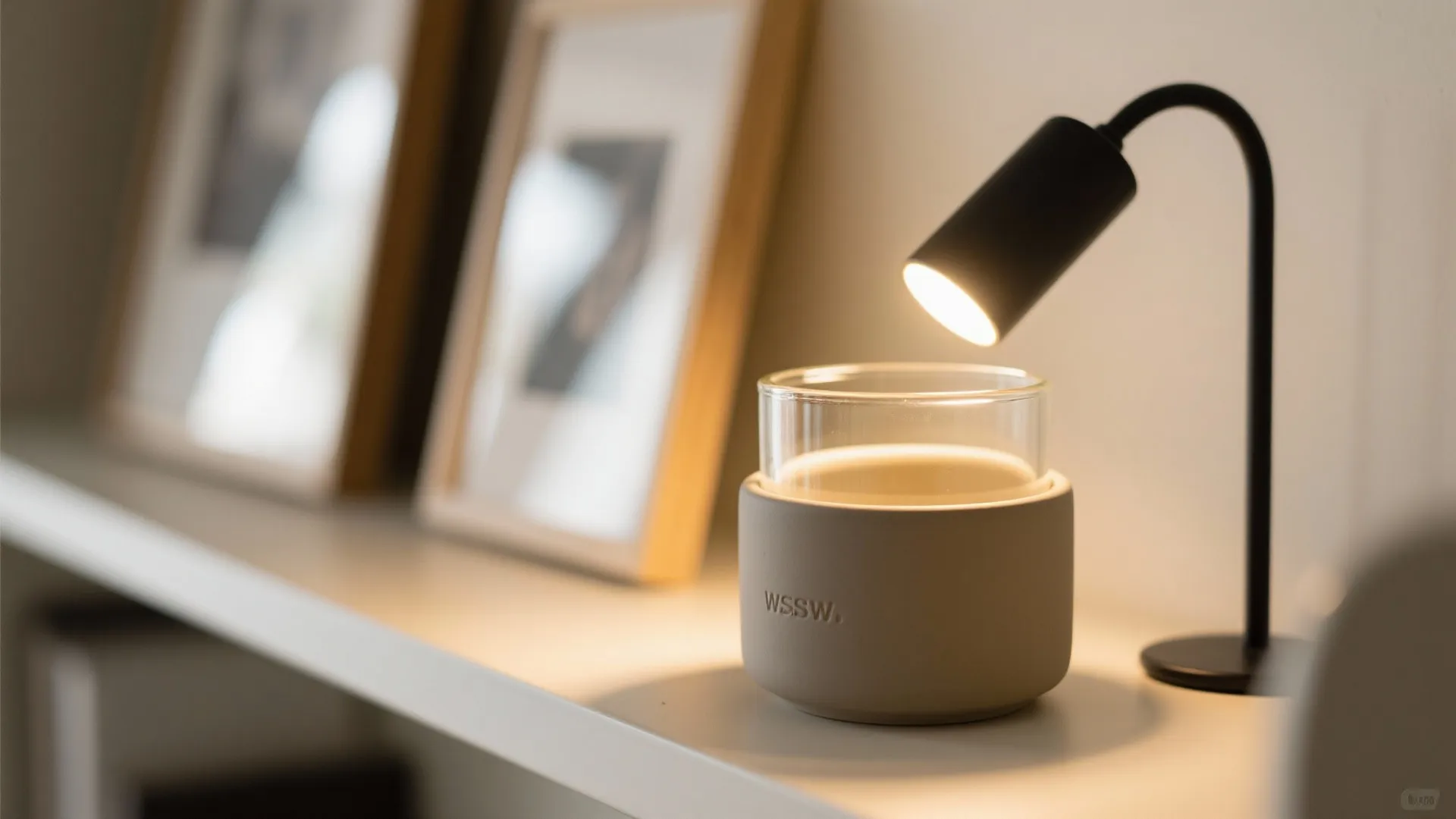 3) Layered Accent for Open Shelving