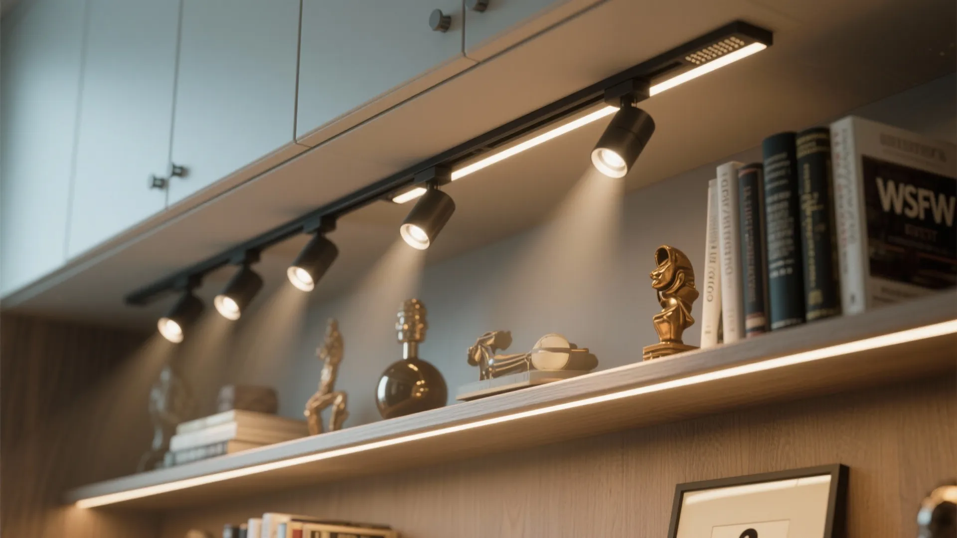 4. Accent shelving and niches