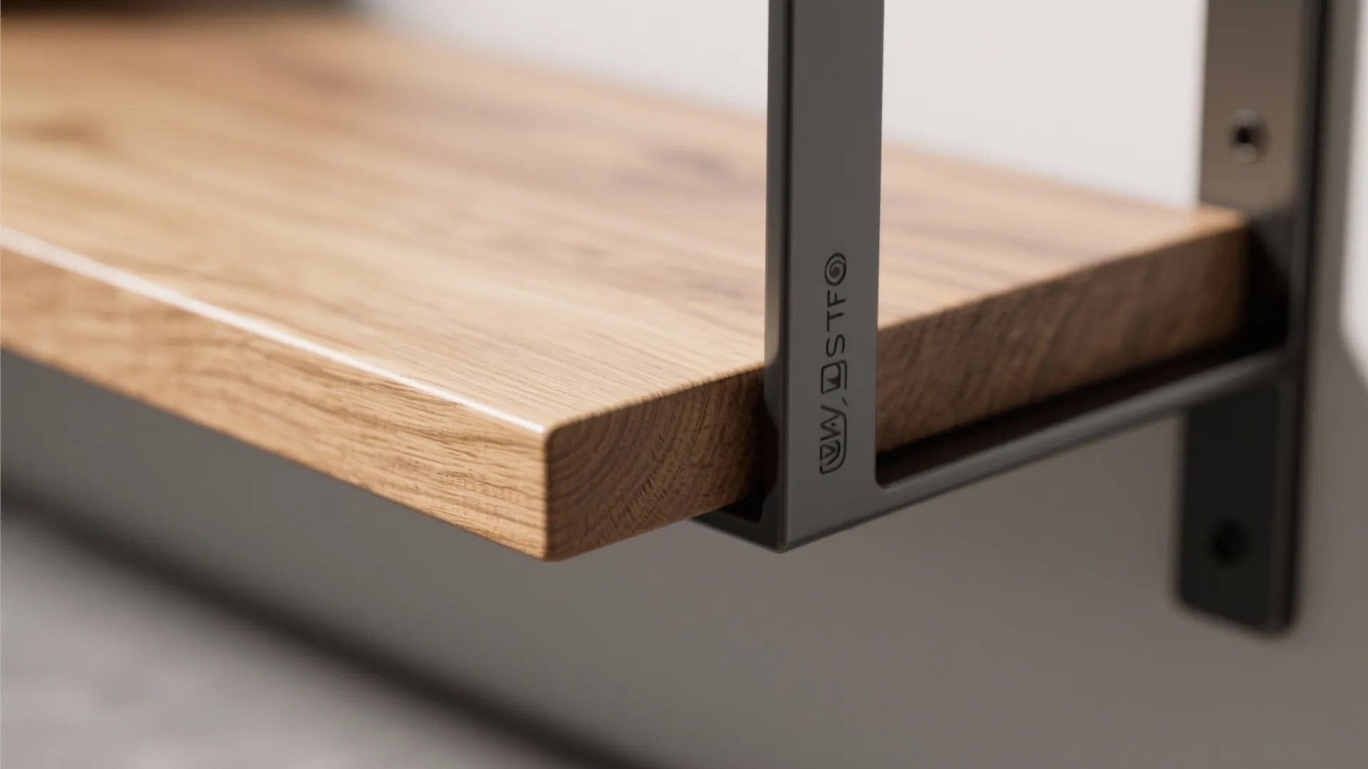 Open-and-Closed Combo: Floating Shelves With a Door Cabinet