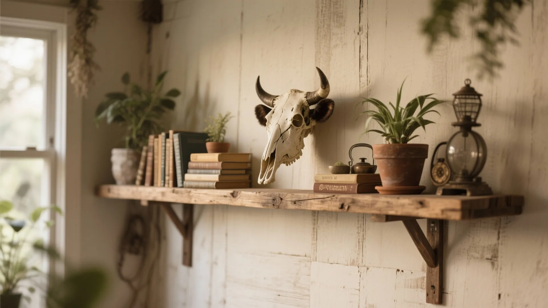 7. Rustic Shelf Companion