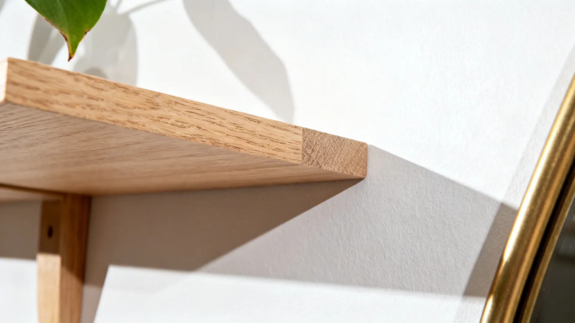 3) Floating Shelves for Small-Space Storage Styling