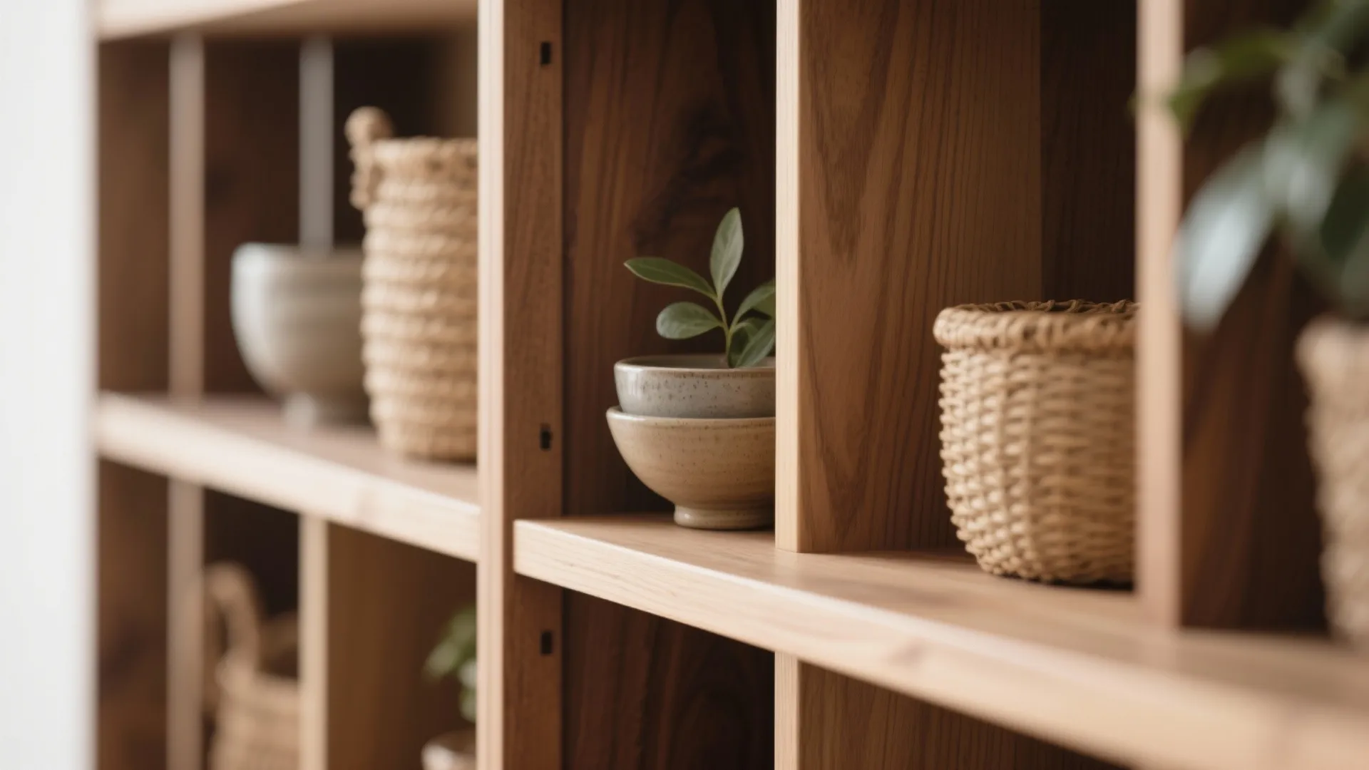 Open Shelving as a See-Through Divider