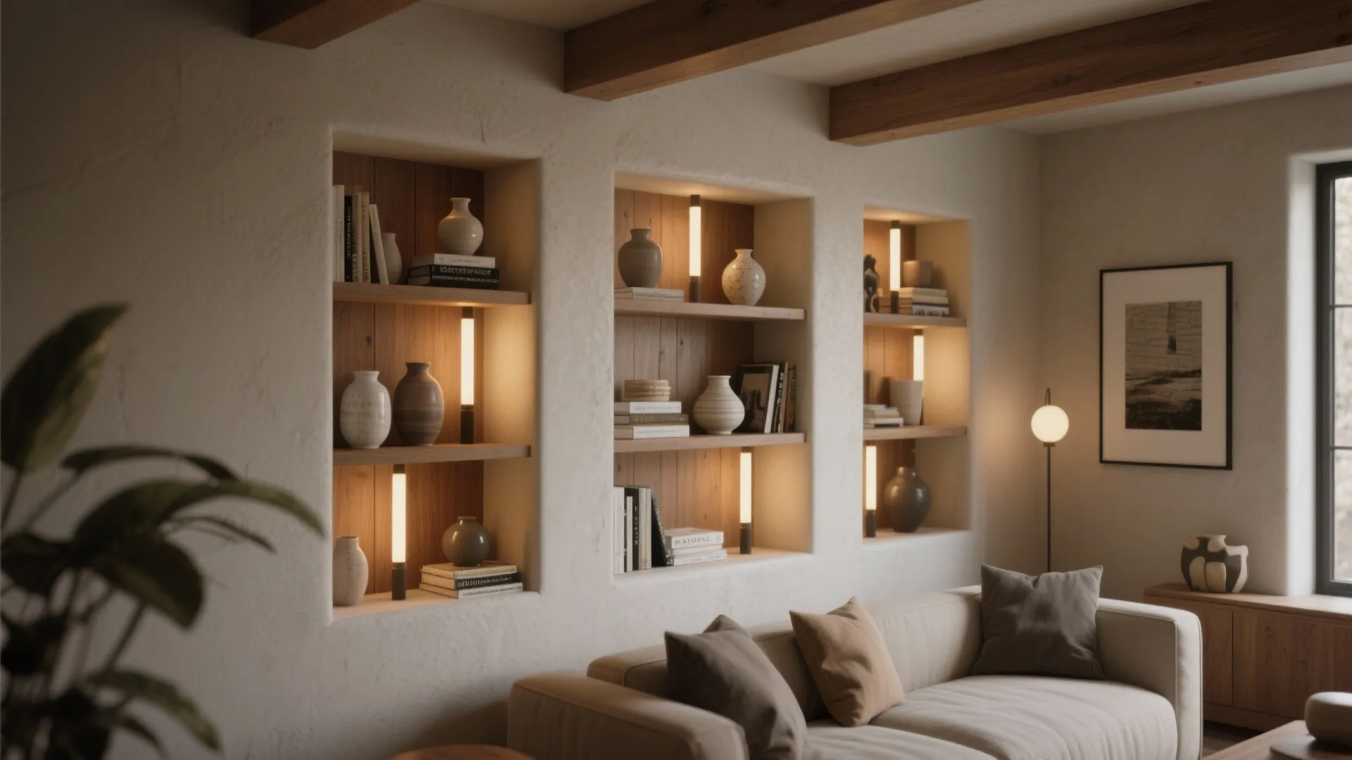 Built-in Shelf and Display Lighting