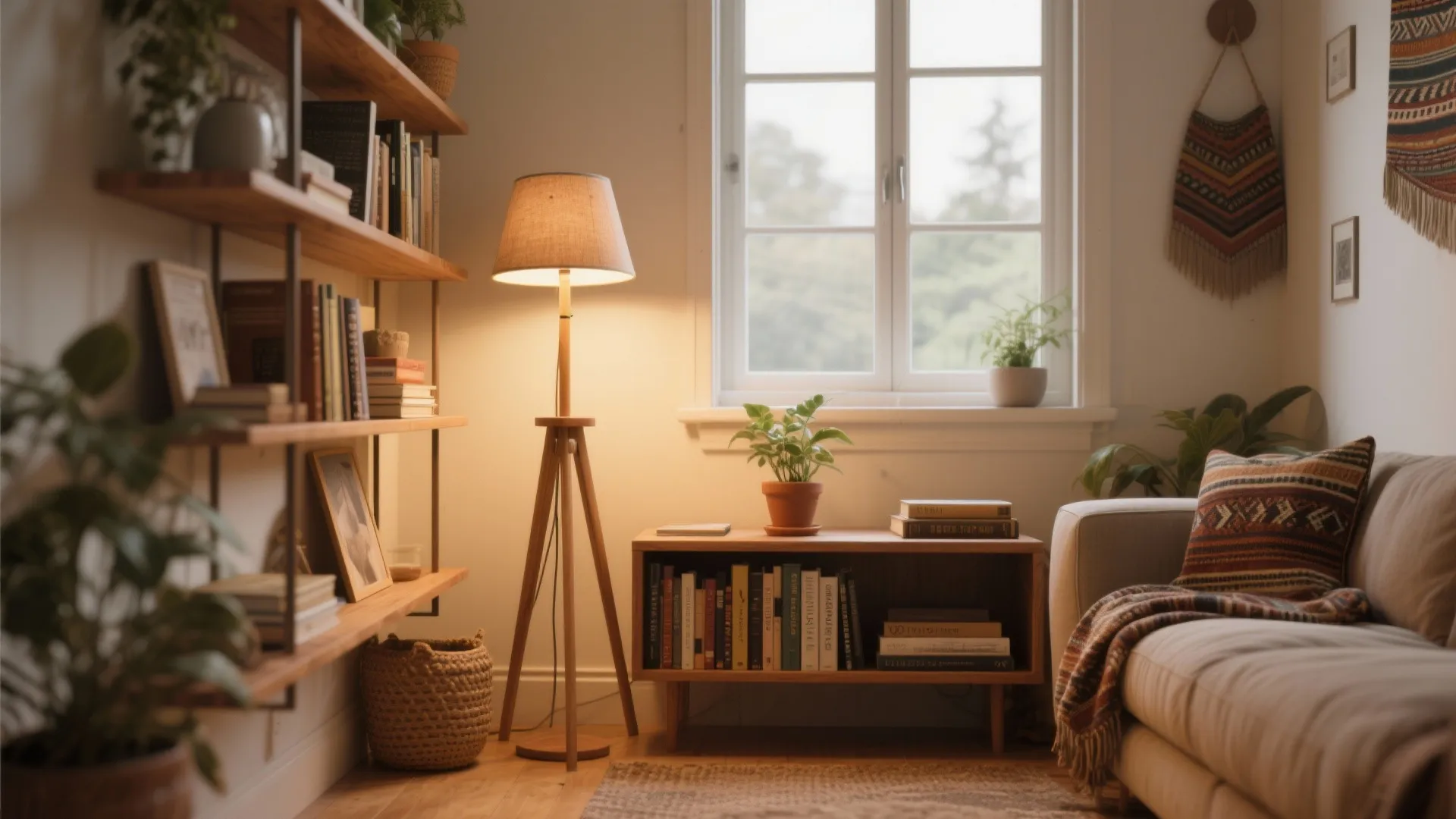 3. Shelf Floor Lamps