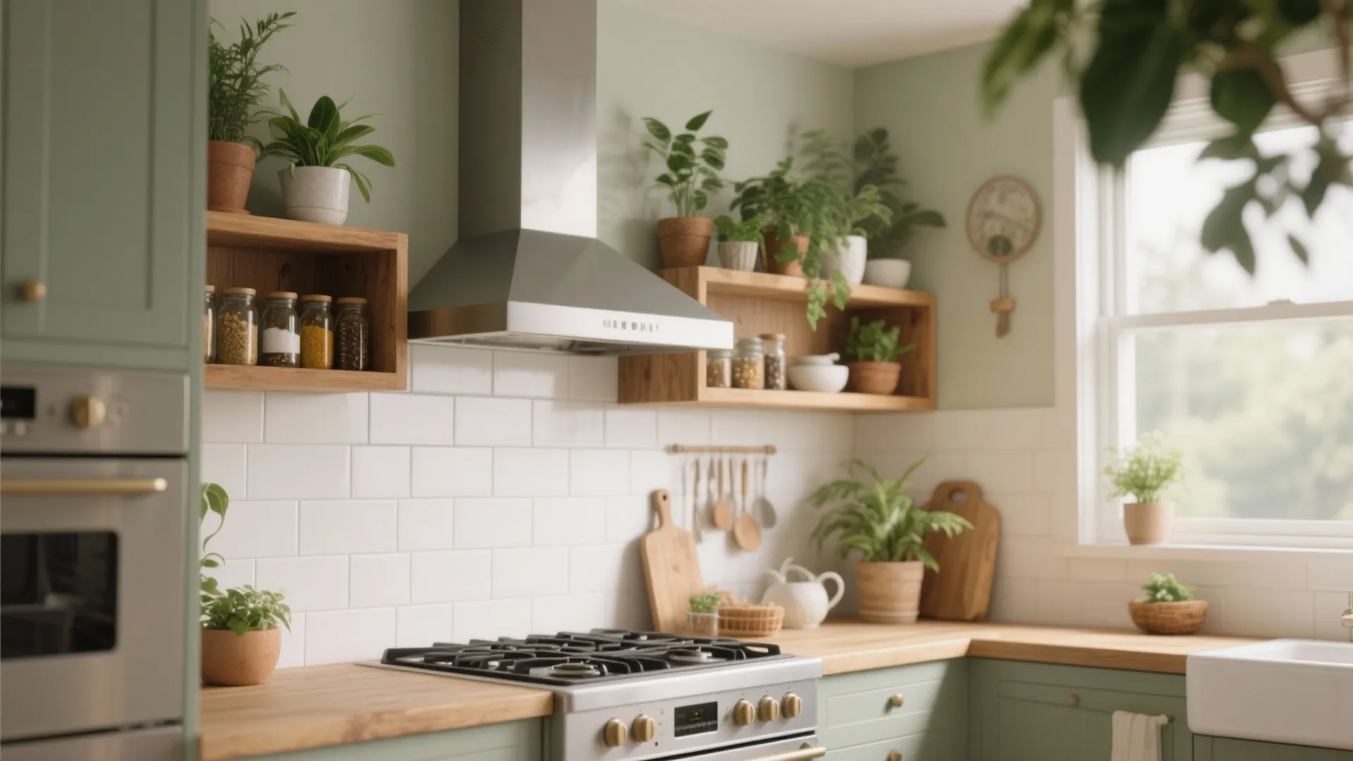 7. Built-In Shelf Hood