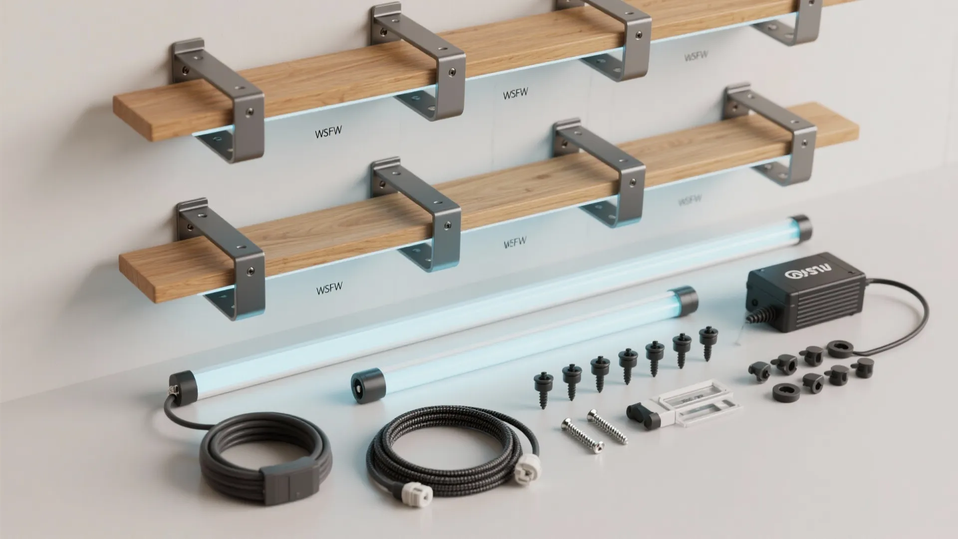 Floating Shelves Showcase for Collectibles